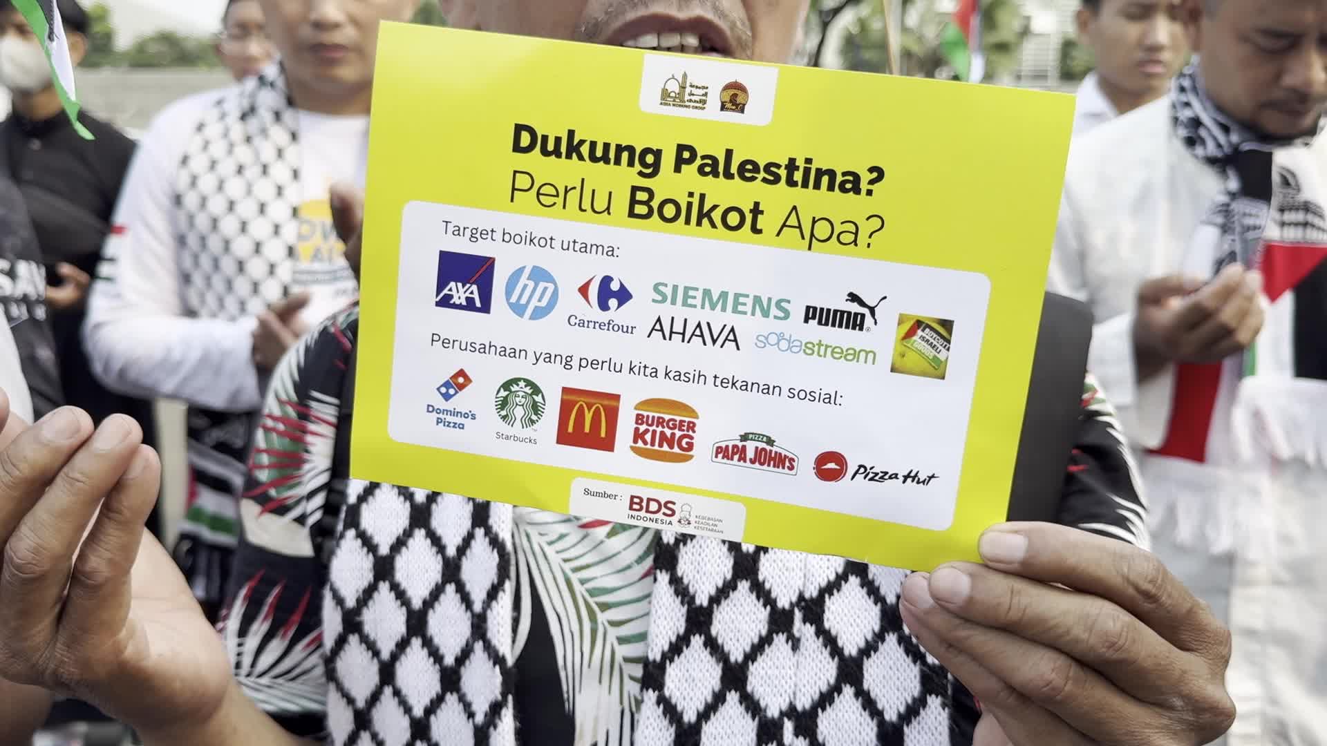 Pro Palestine Rally In Jakarta, Indonesia
