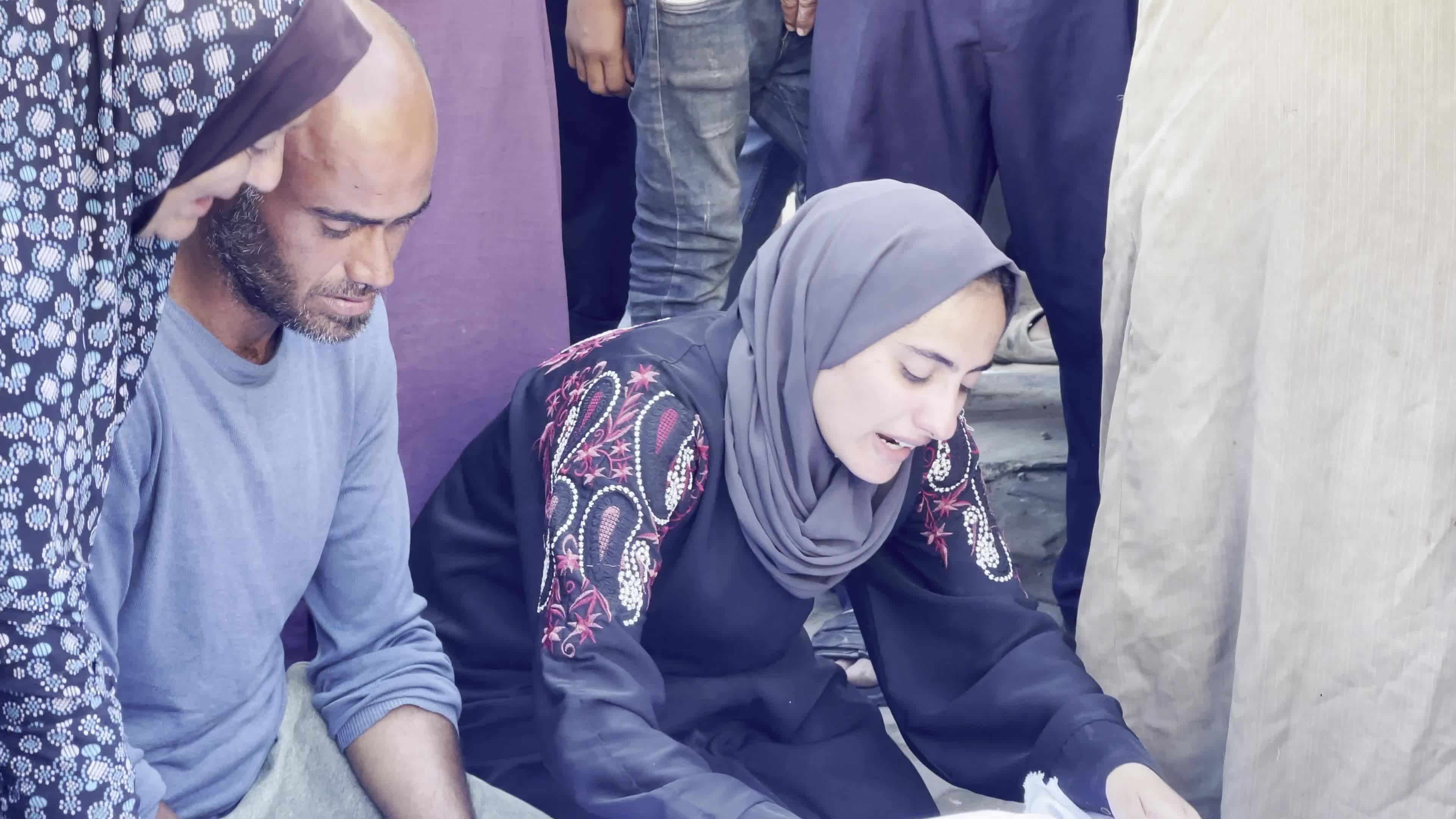 Funeral for people died in Israeli Airstrike Amid Hamas-Israel Conflict
