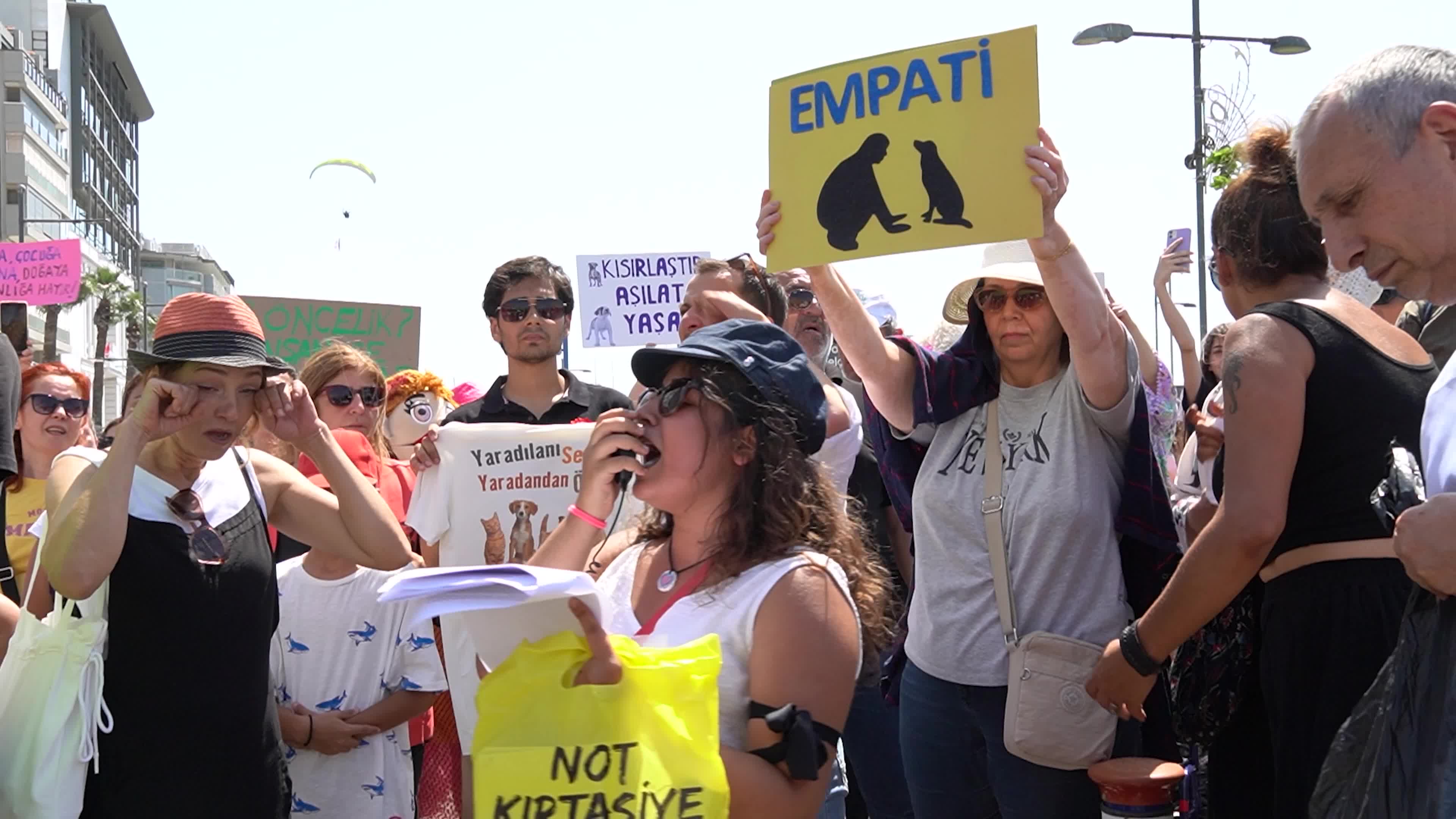 Animal rights activists held a rally across Turkey, Izmir - 02 Jun 2024