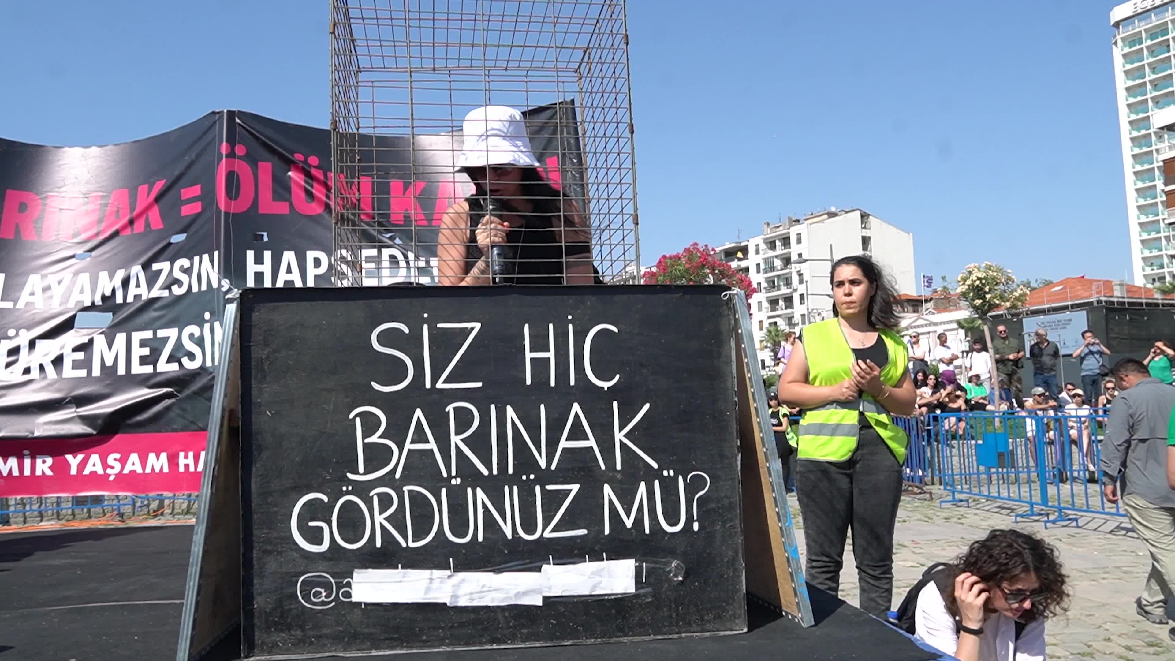 Animal rights activists held a rally across Turkey, Izmir - 02 Jun 2024