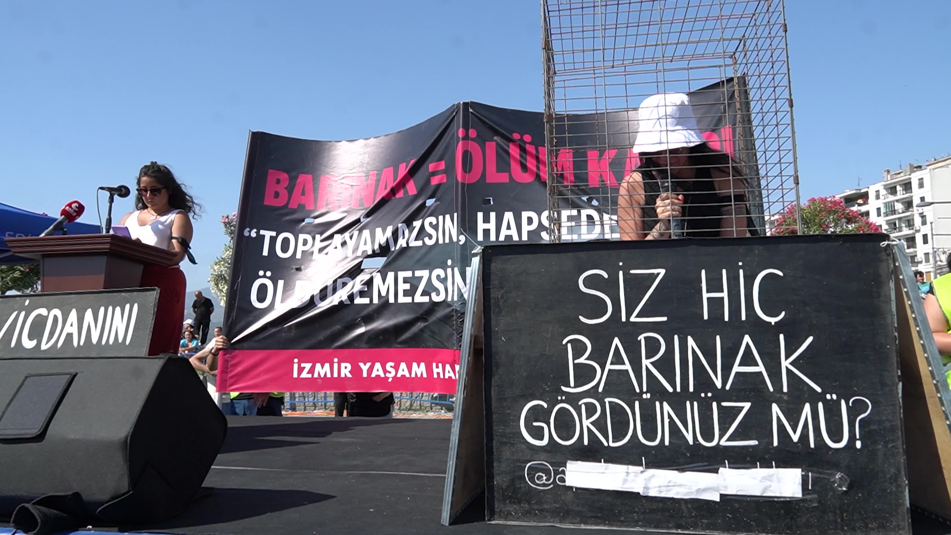 Animal rights activists held a rally across Turkey, Izmir - 02 Jun 2024