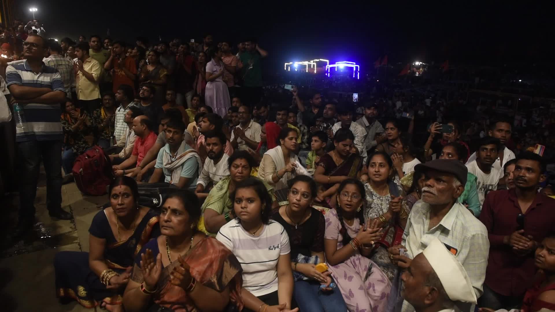 Ganga Aarti Prayer In Varanasi 