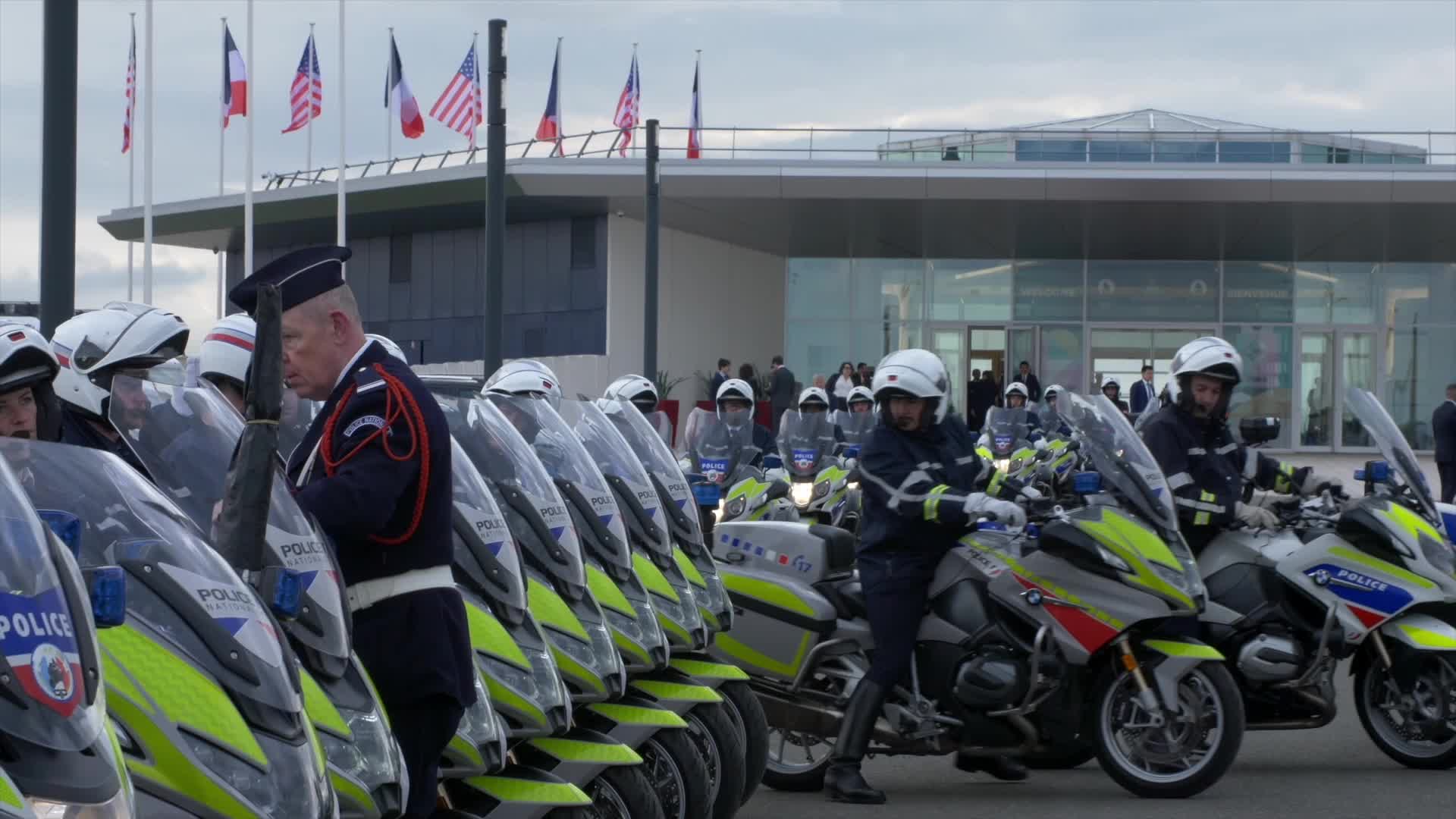US President Joe Biden arrives at Paris Orly Airport
