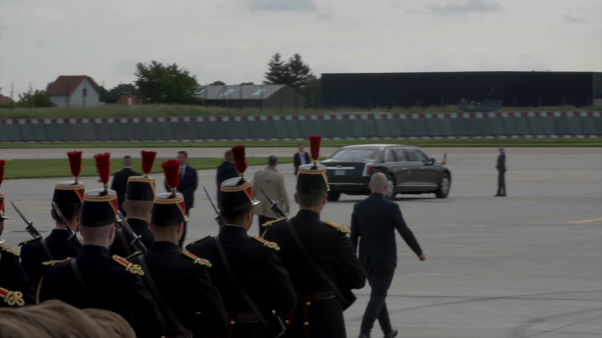 US President Joe Biden arrives at Paris Orly Airport
