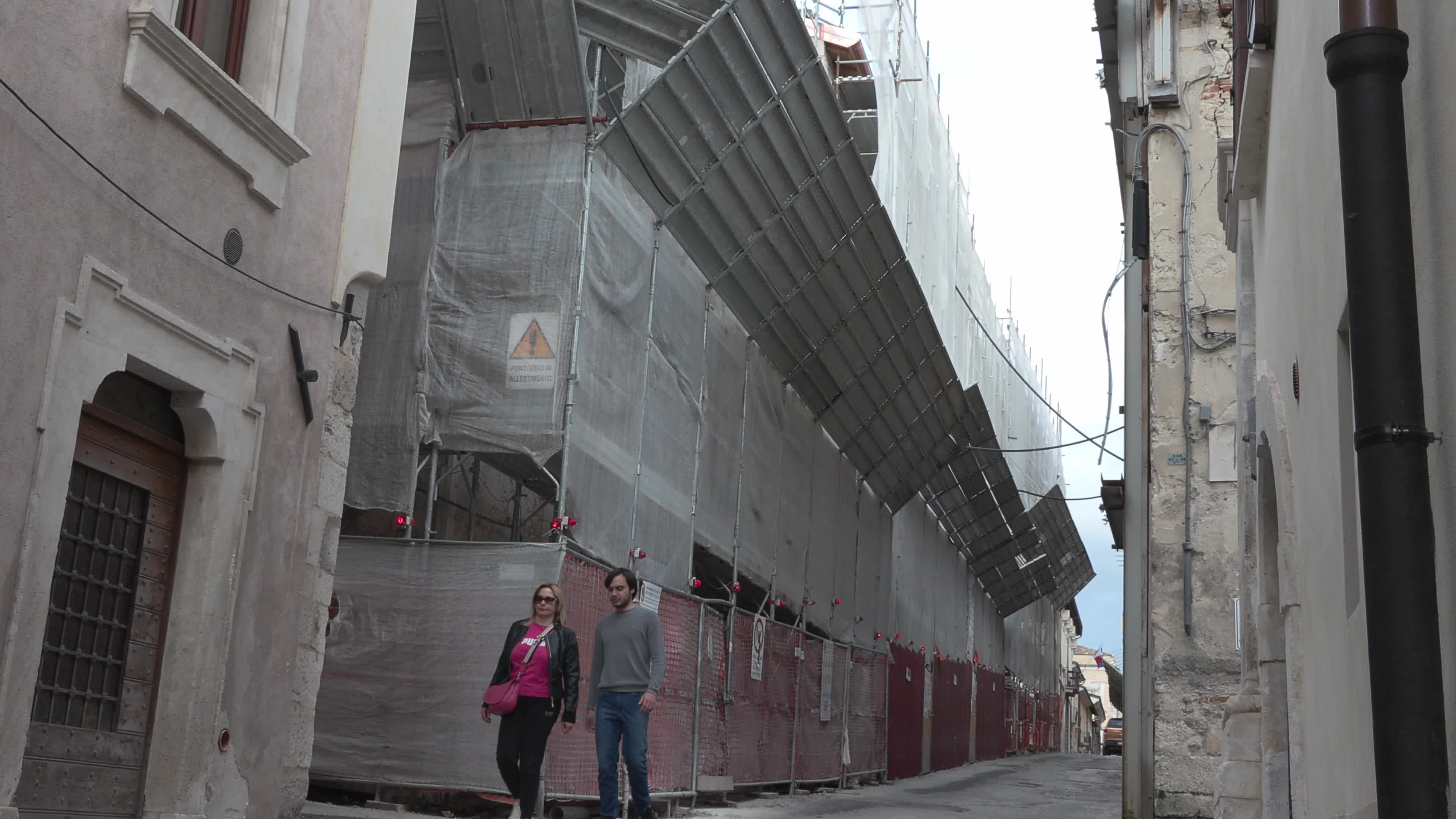 Daily Life In L'Aquila, Italy