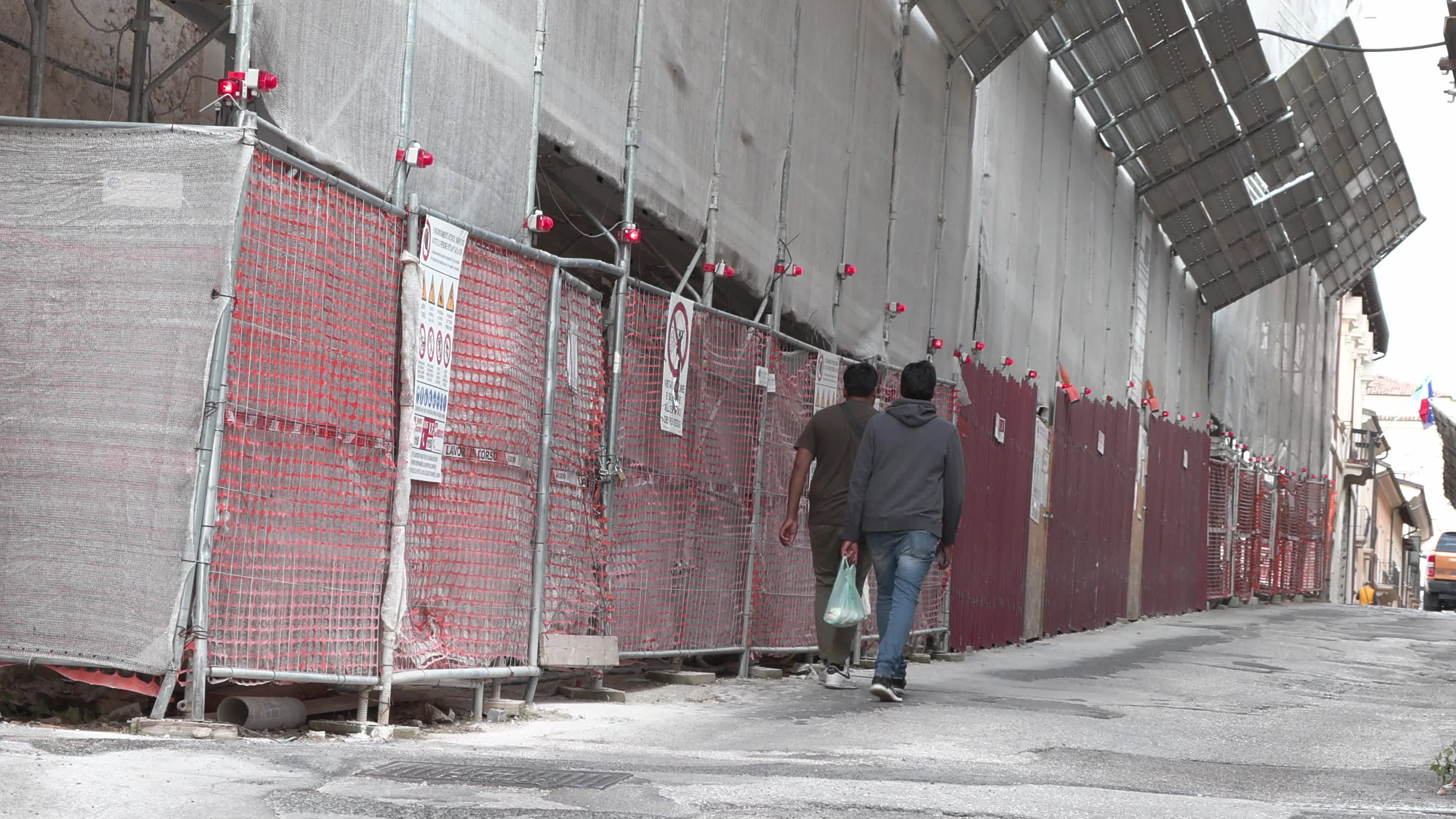 Daily Life In L'Aquila, Italy