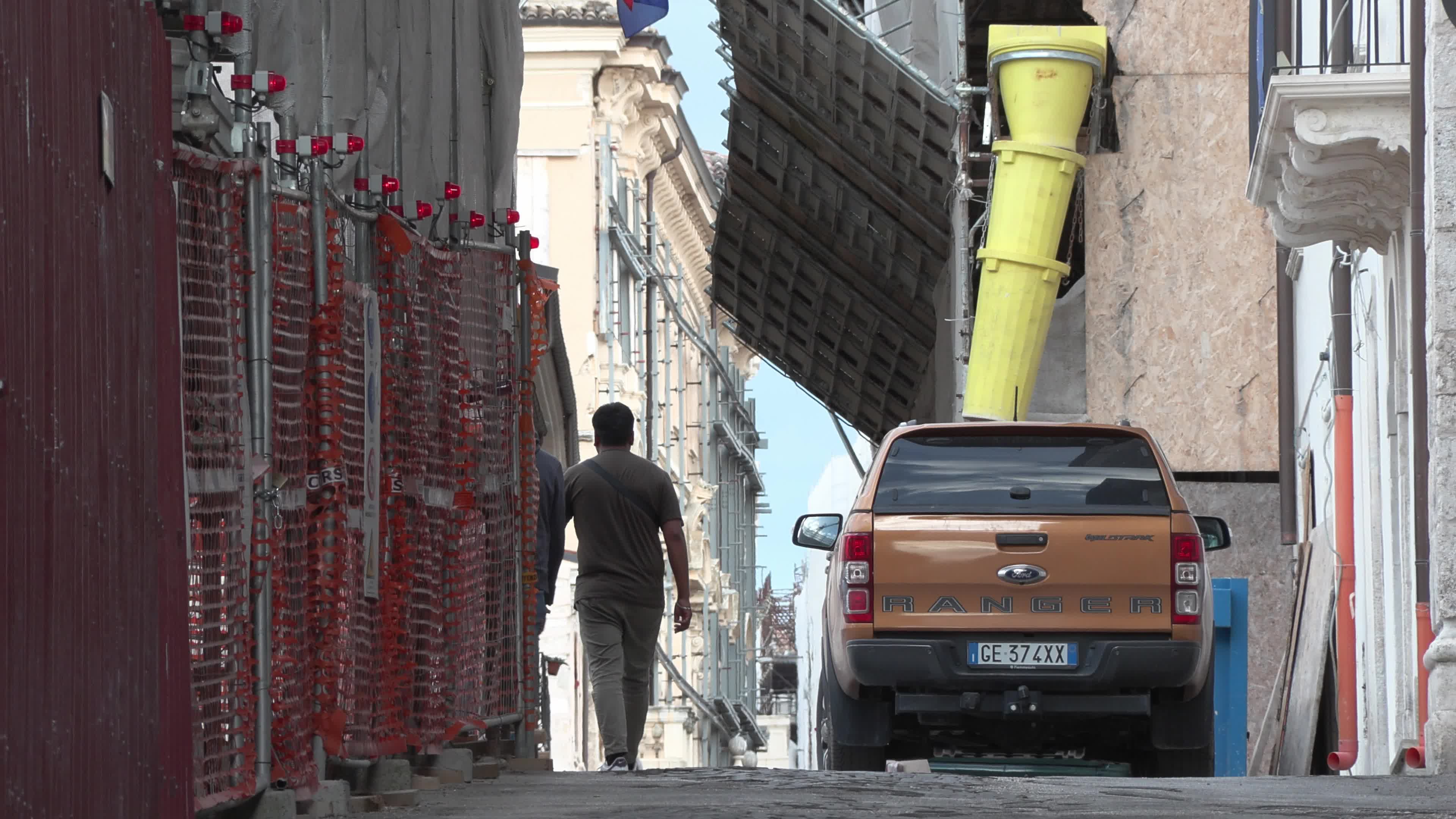 Daily Life In L'Aquila, Italy