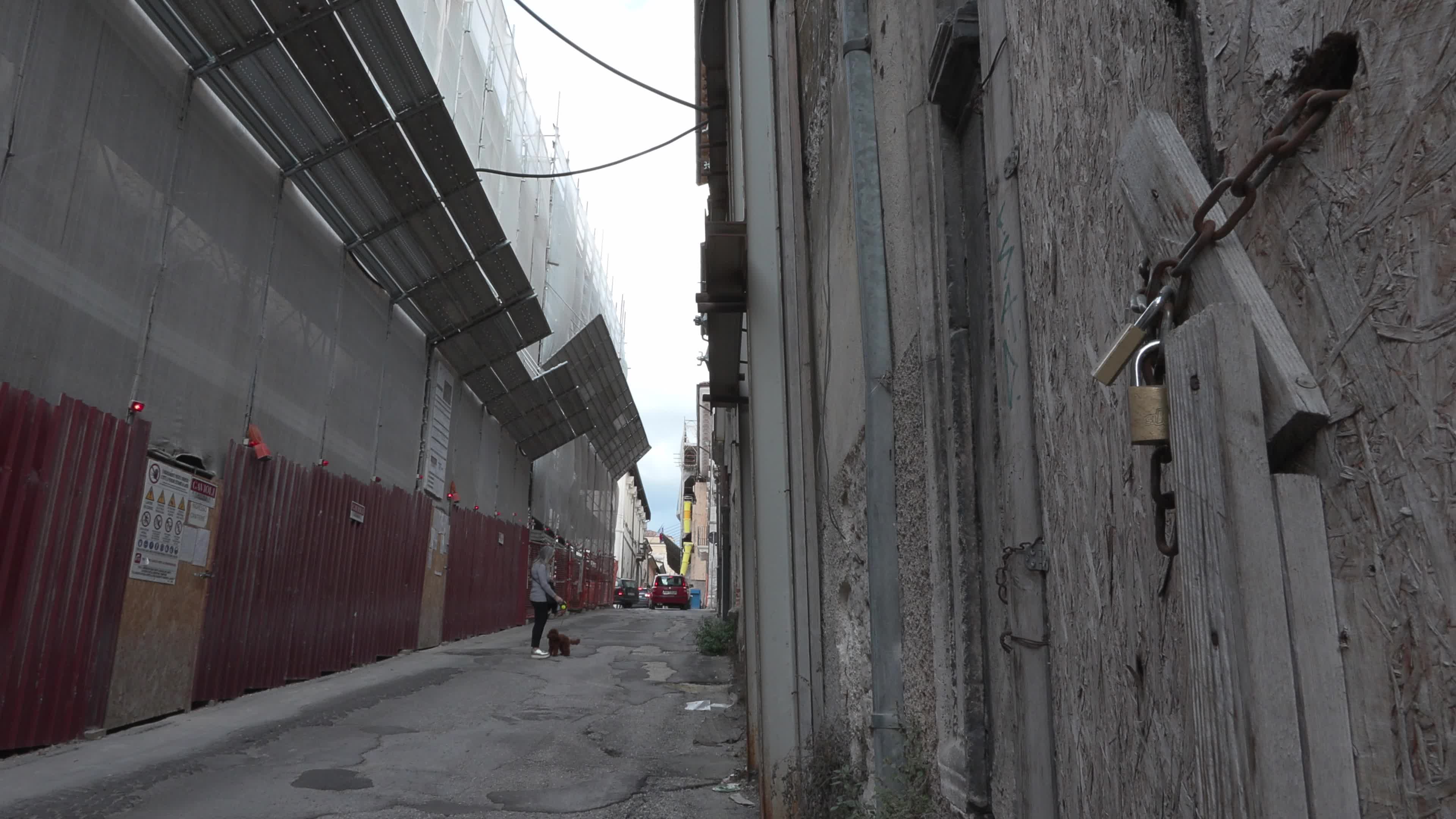 Daily Life In L'Aquila, Italy