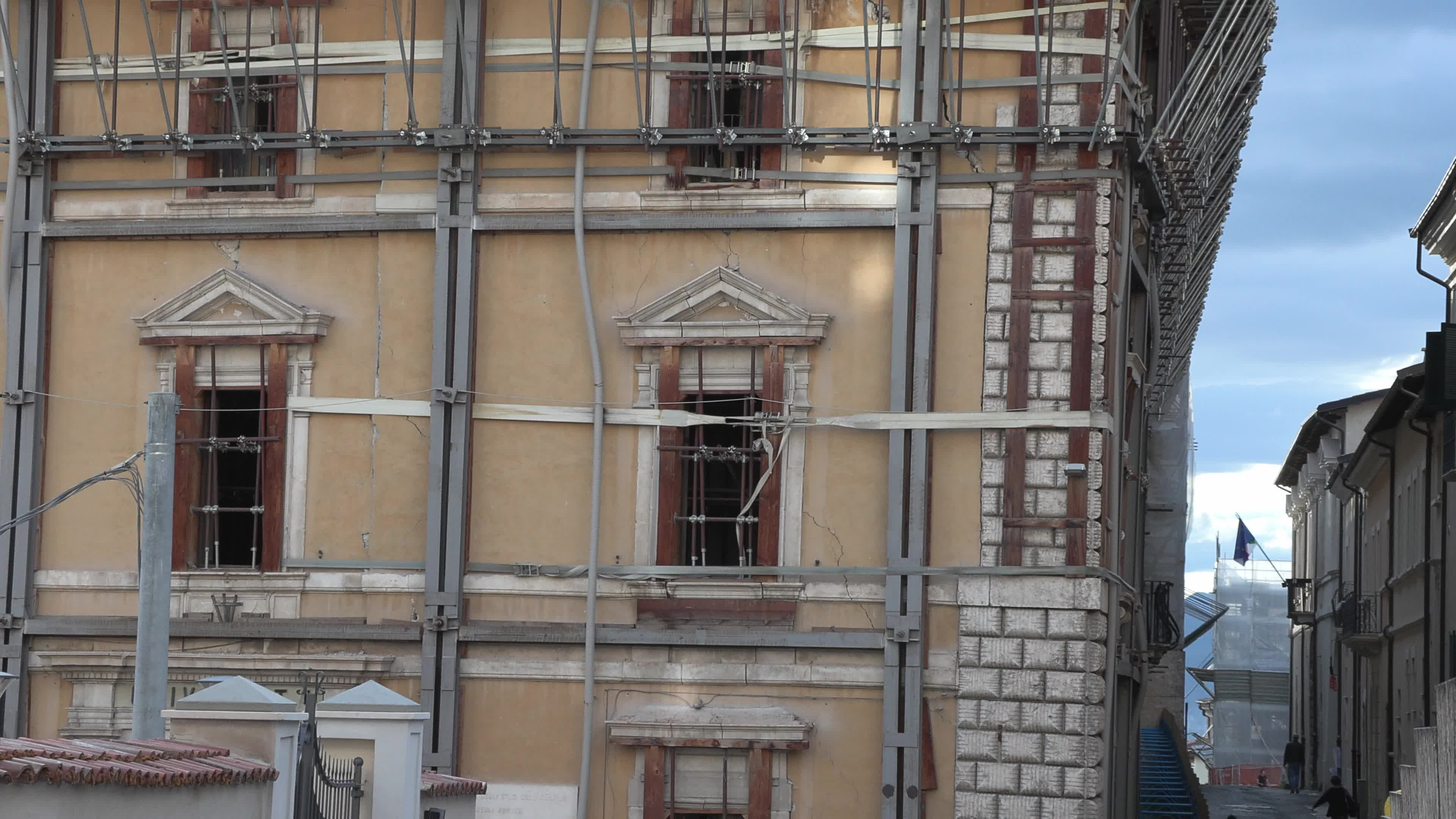Daily Life In L'Aquila, Italy