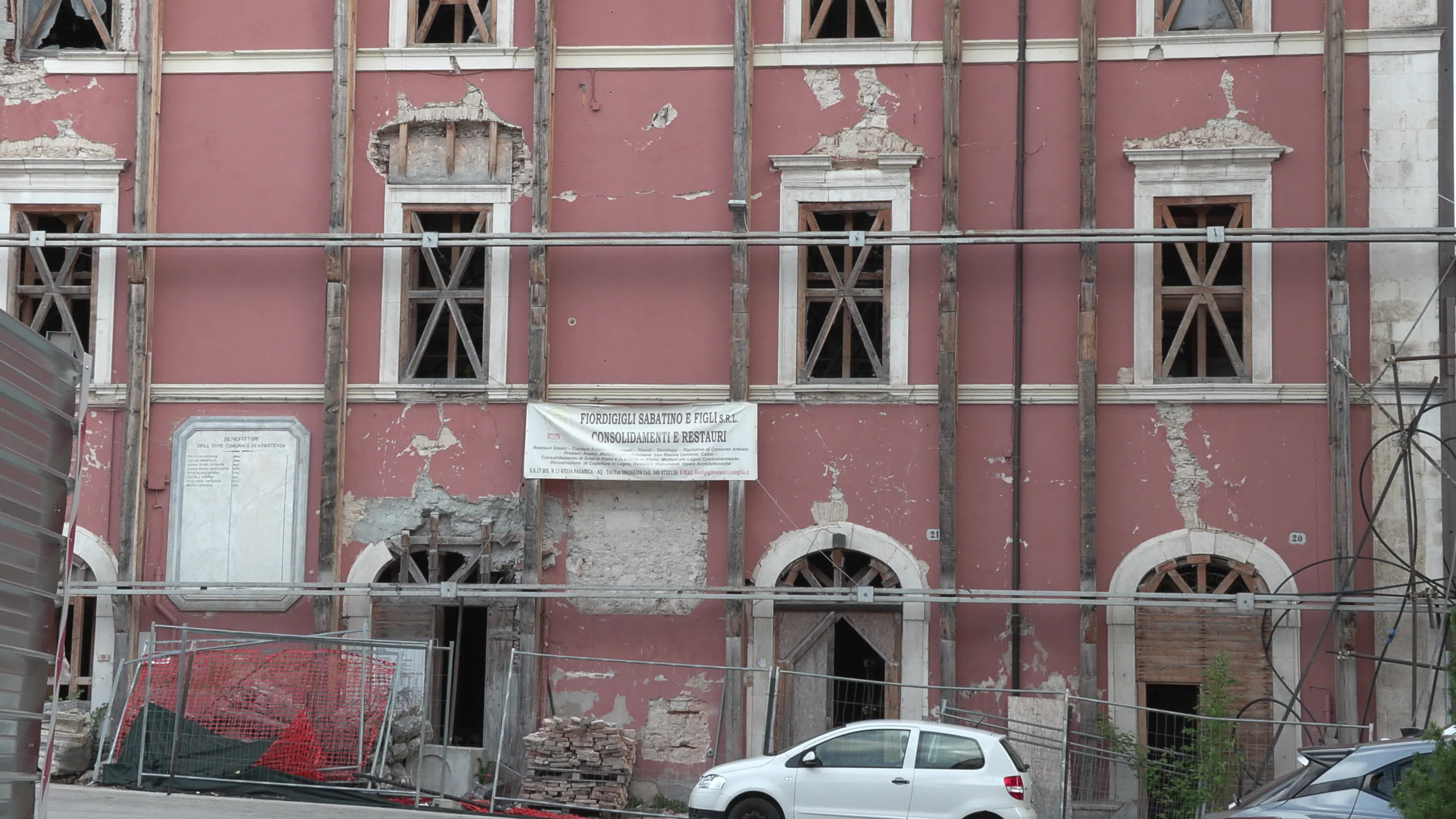 Daily Life In L'Aquila, Italy