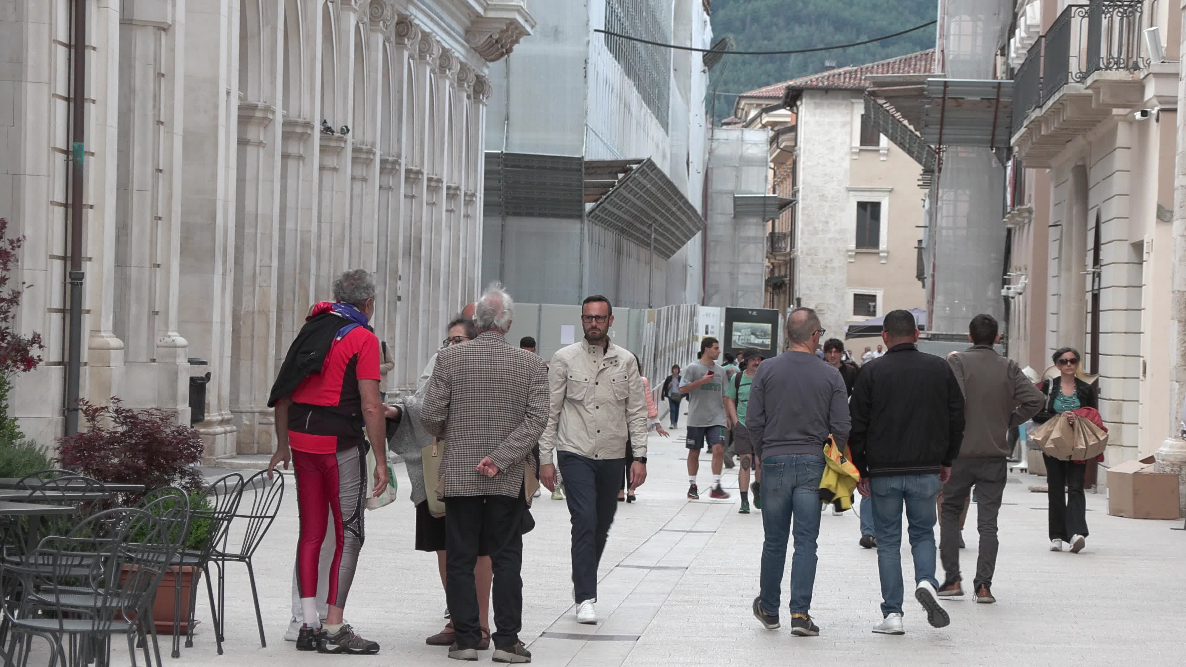 Daily Life In L'Aquila, Italy