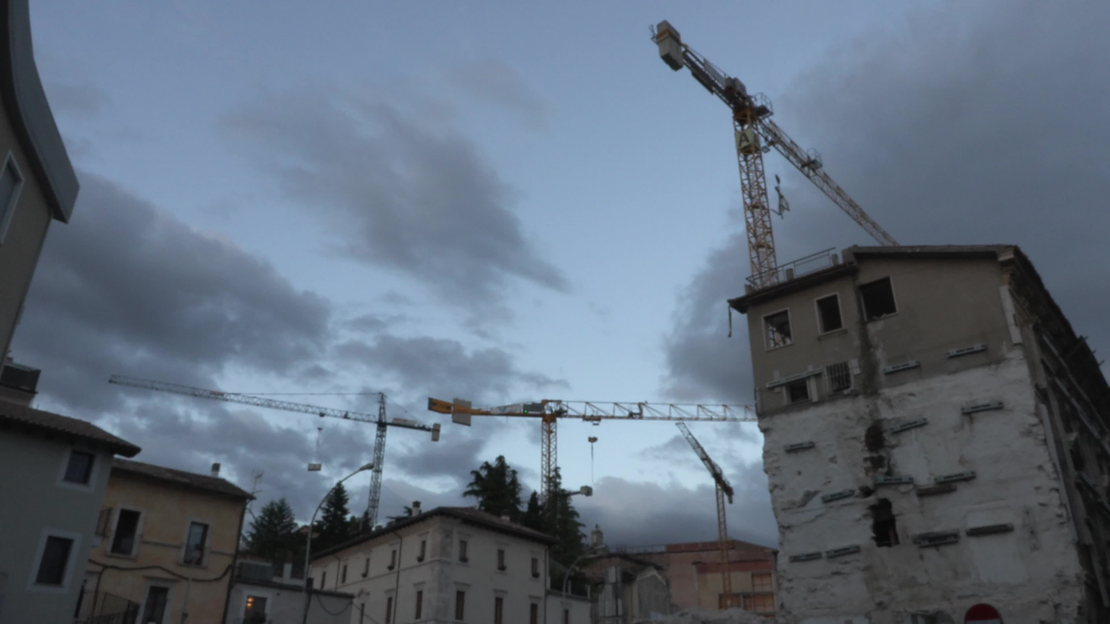 Daily Life In L'Aquila, Italy