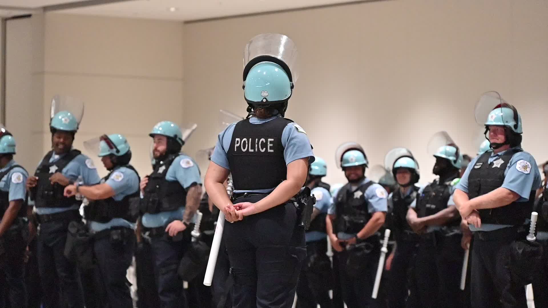Chicago Police Officers Receive Training Ahead Of 2024 Democratic National Convention