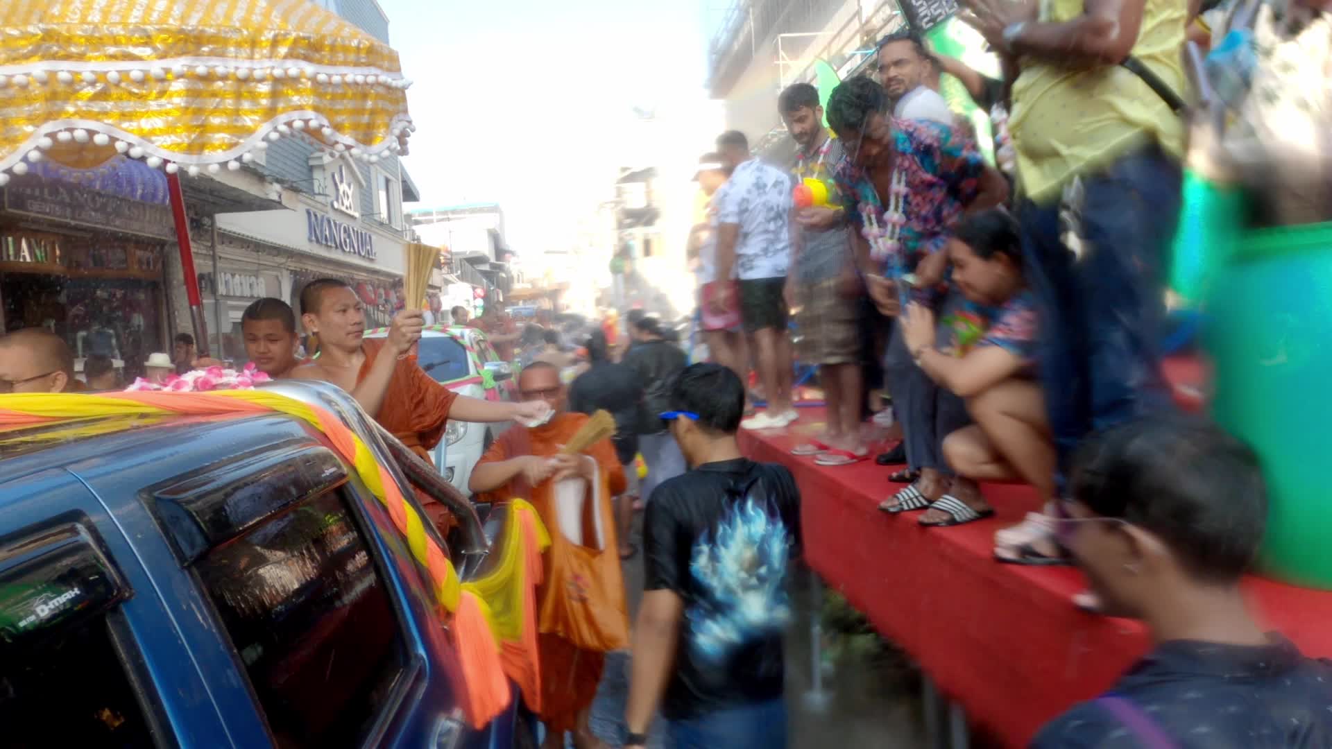 Soangkran Thai new year festival in Pattaya
