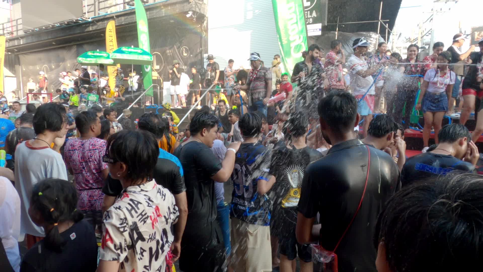 Soangkran Thai new year festival in Pattaya