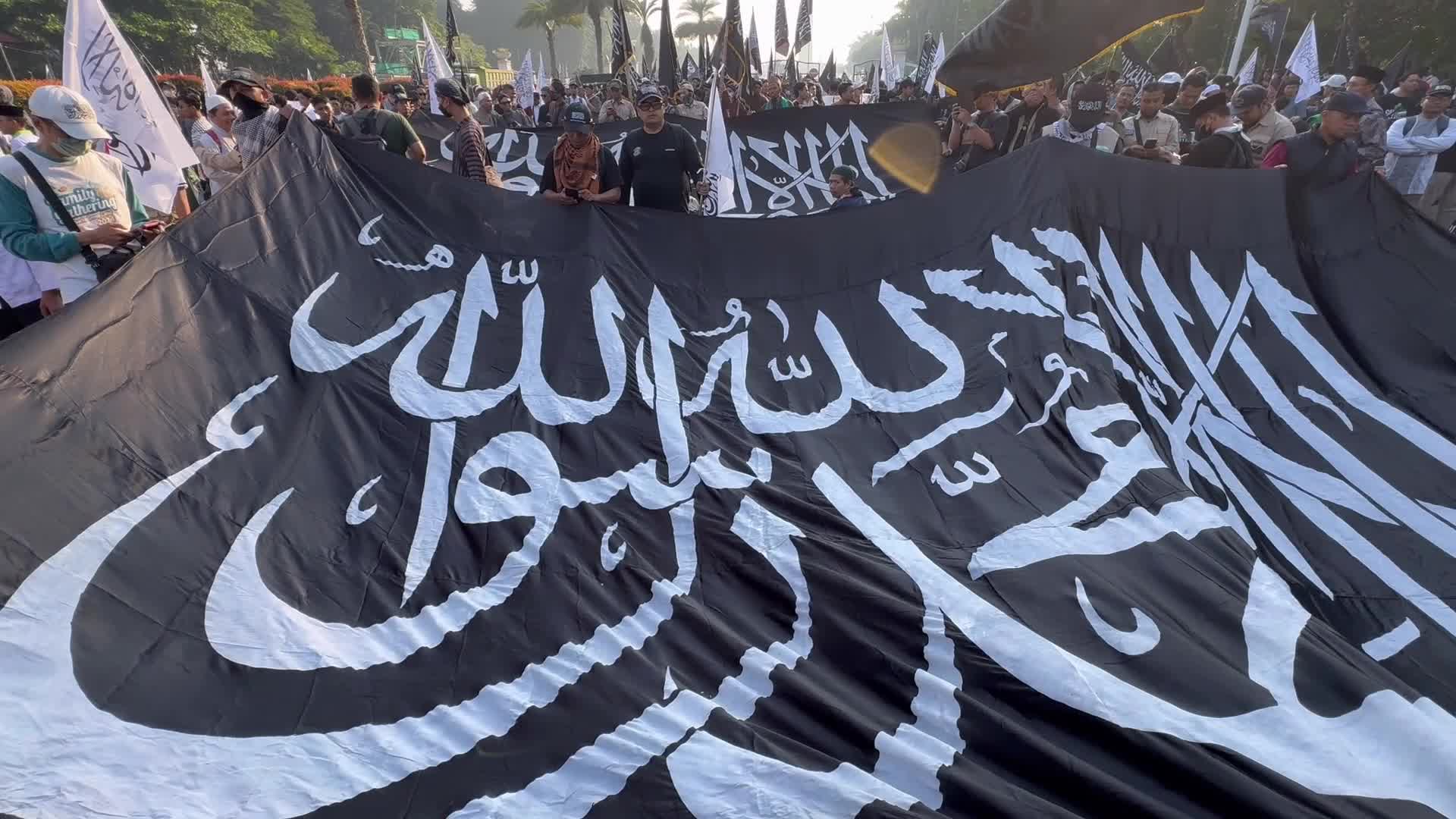 Pro Palestine rally in Jakarta, Indonesia