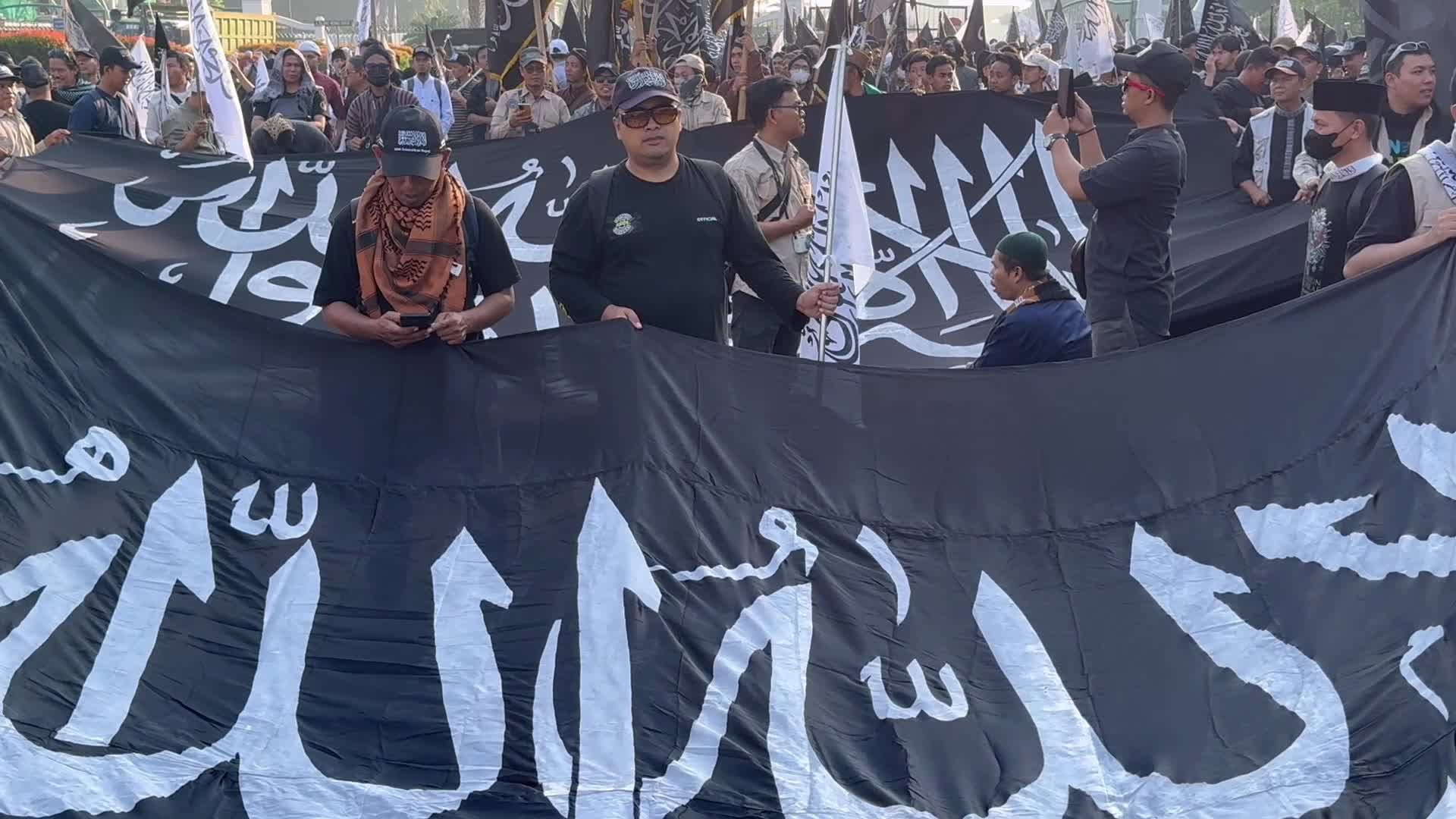 Pro Palestine rally in Jakarta, Indonesia