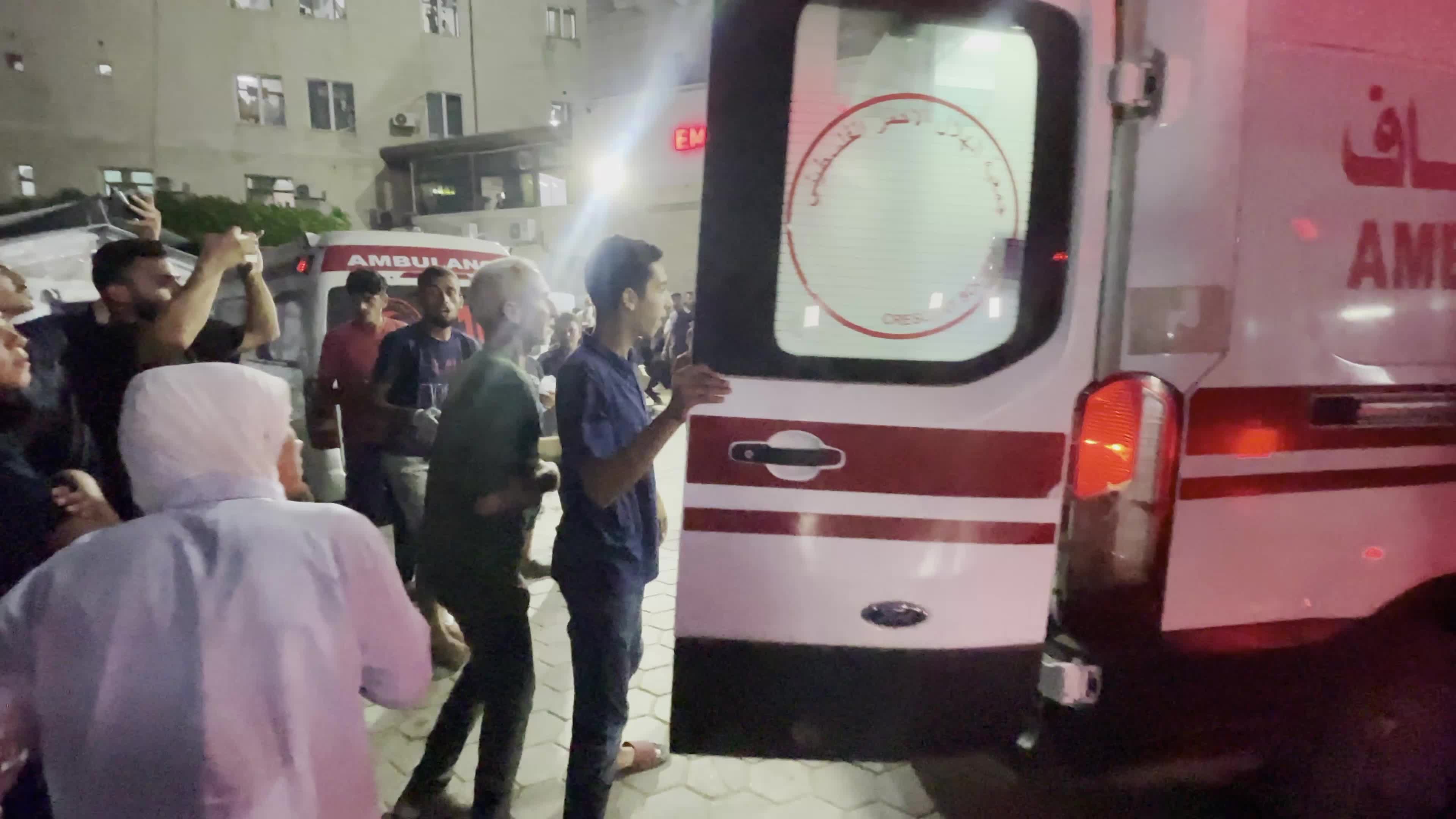 Aftermath of Israeli Airstrike in Gaza, Palestine