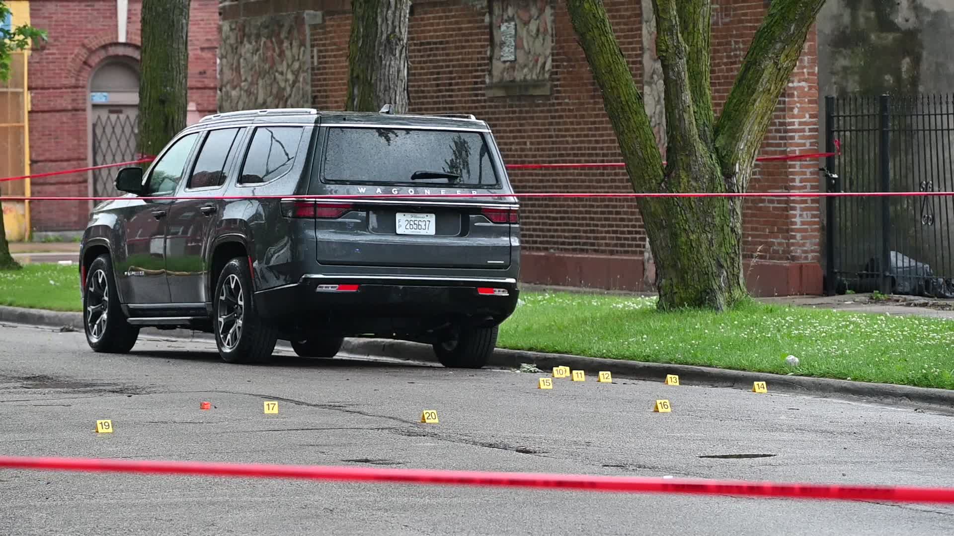 Unidentified male victim shot and killed in Chicago, Illinois