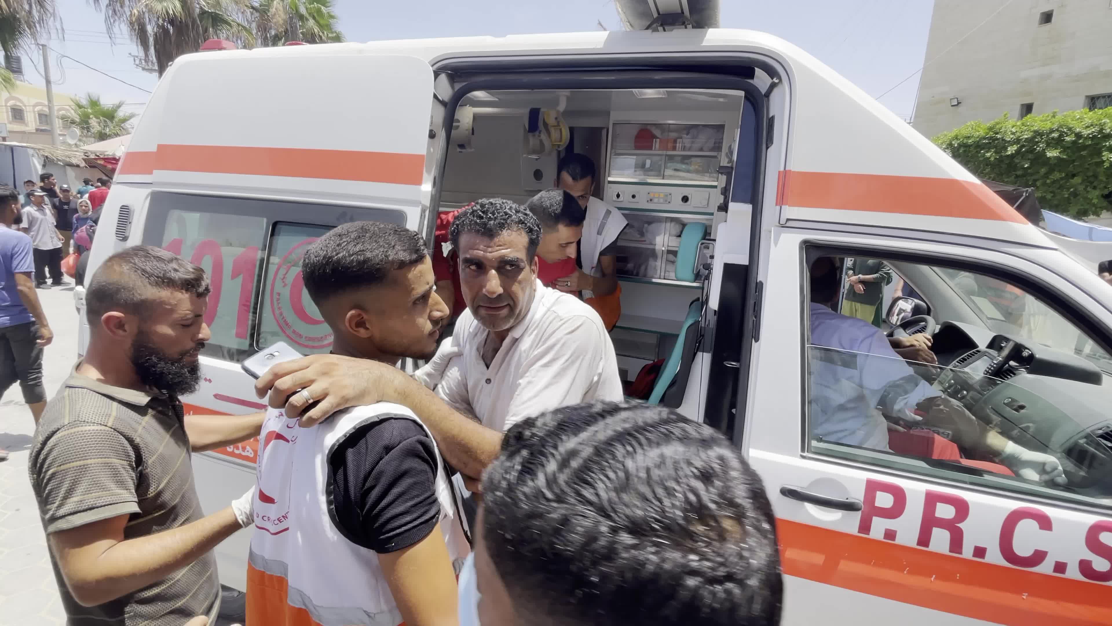 Afteramath of Israeli Airstrike in Gaza, Palestine