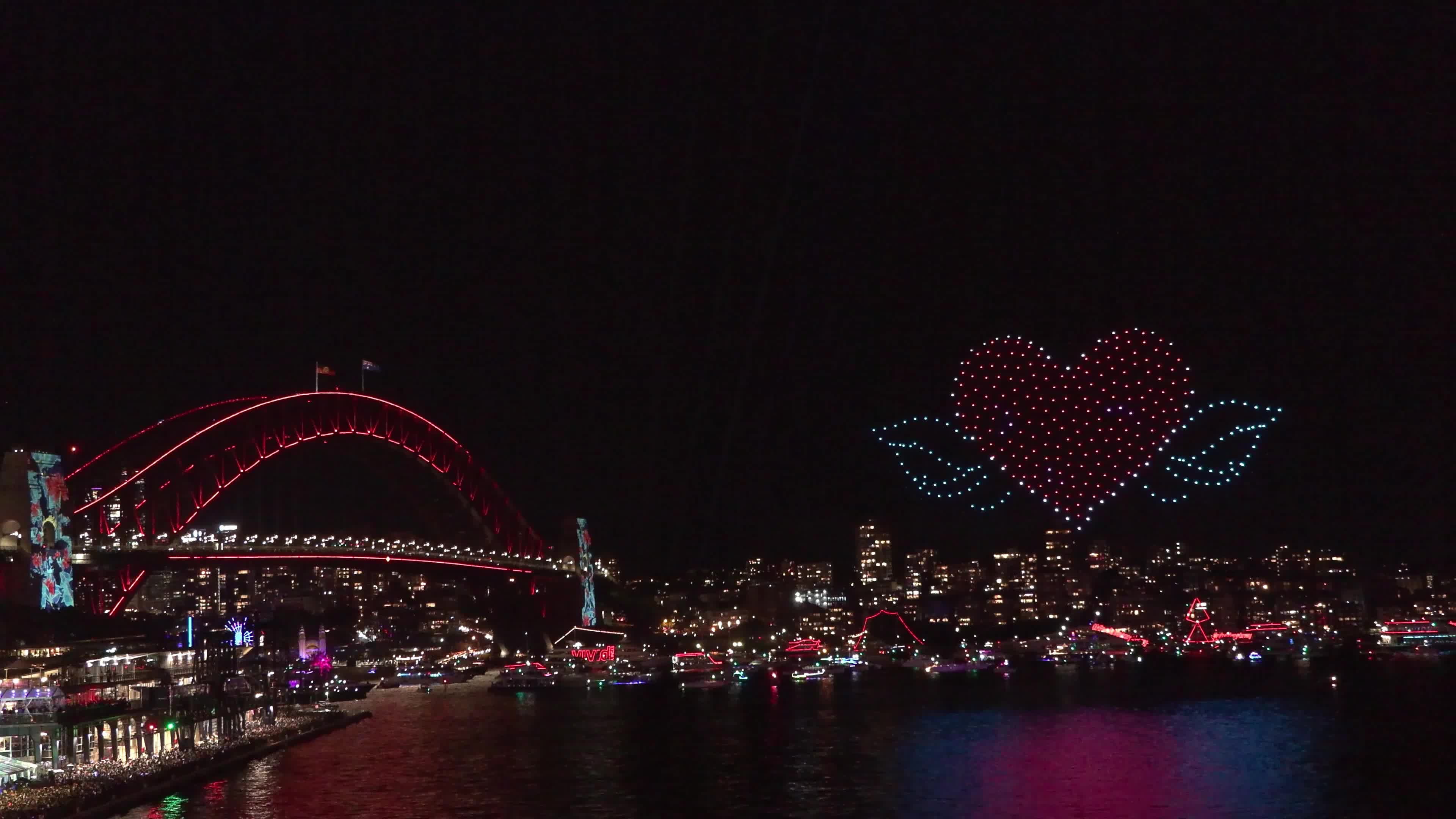 Vivid Sydney -Drone Show 2024