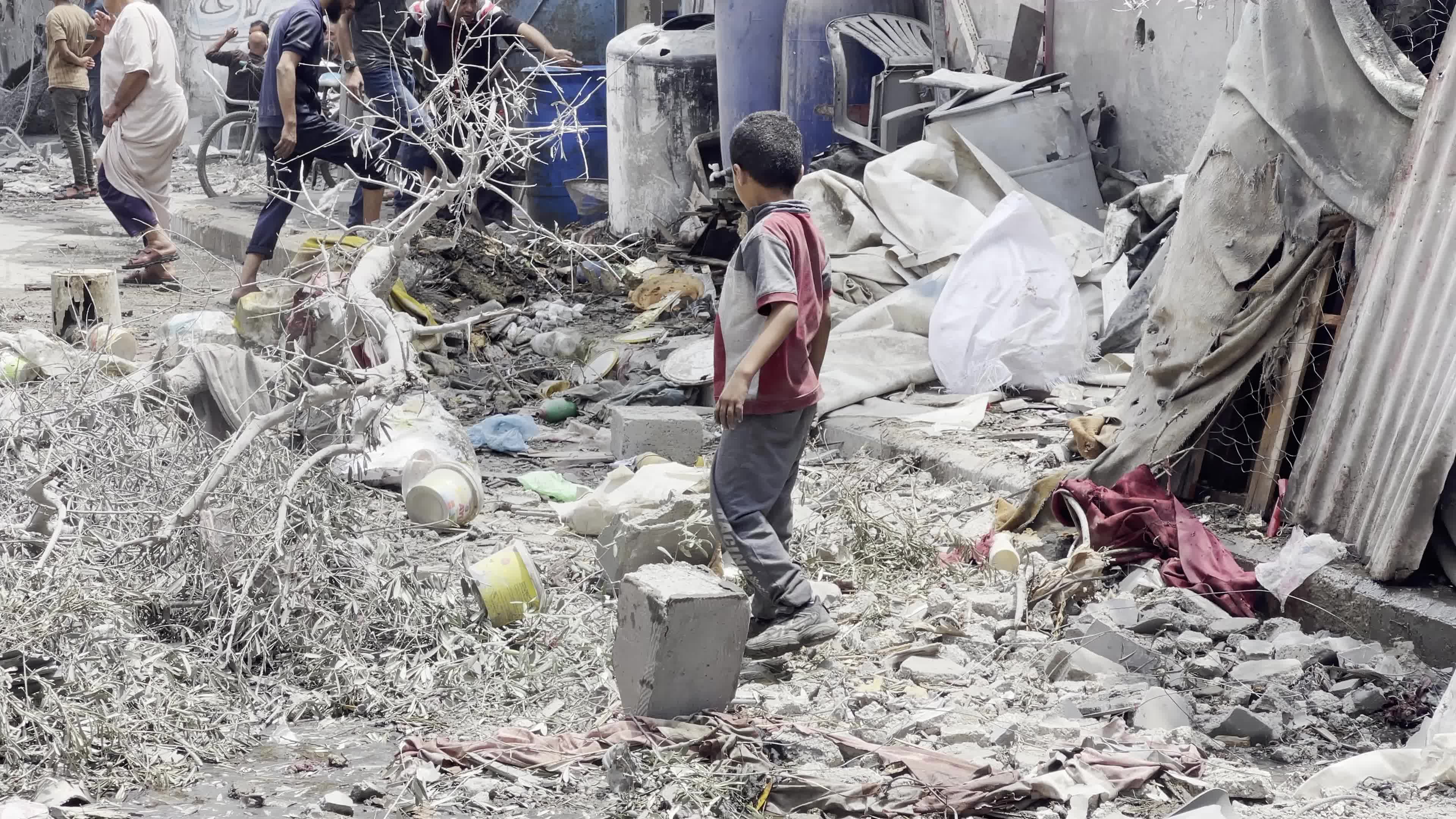 Aftermath of Israeli Special Forces Operation In The Nuseirat Camp, Palestine