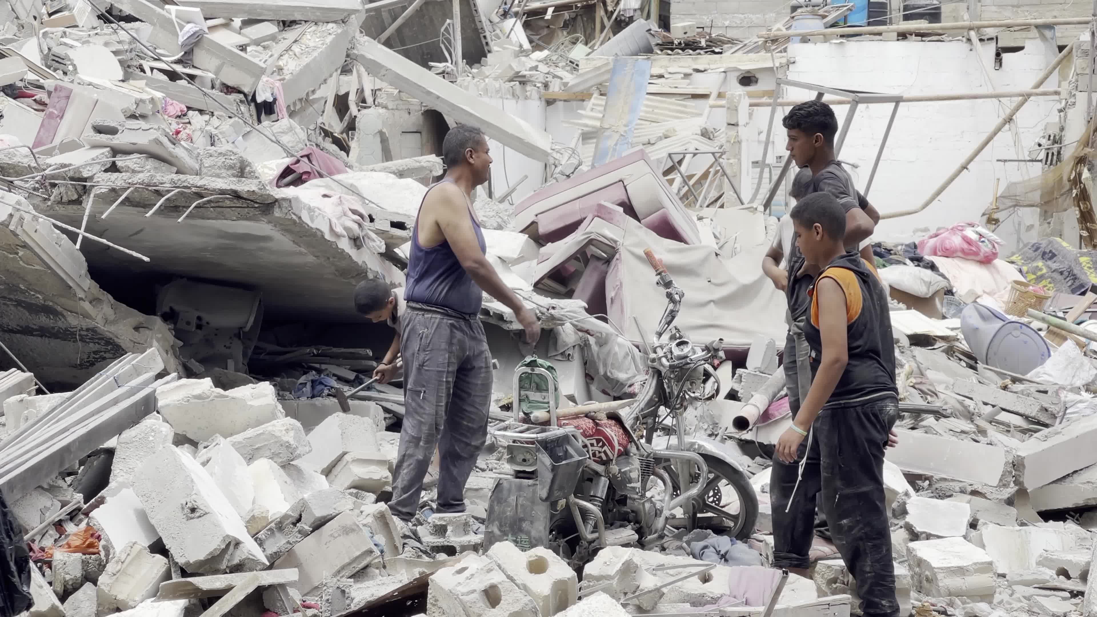 Aftermath of Israeli Special Forces Operation In The Nuseirat Camp, Palestine