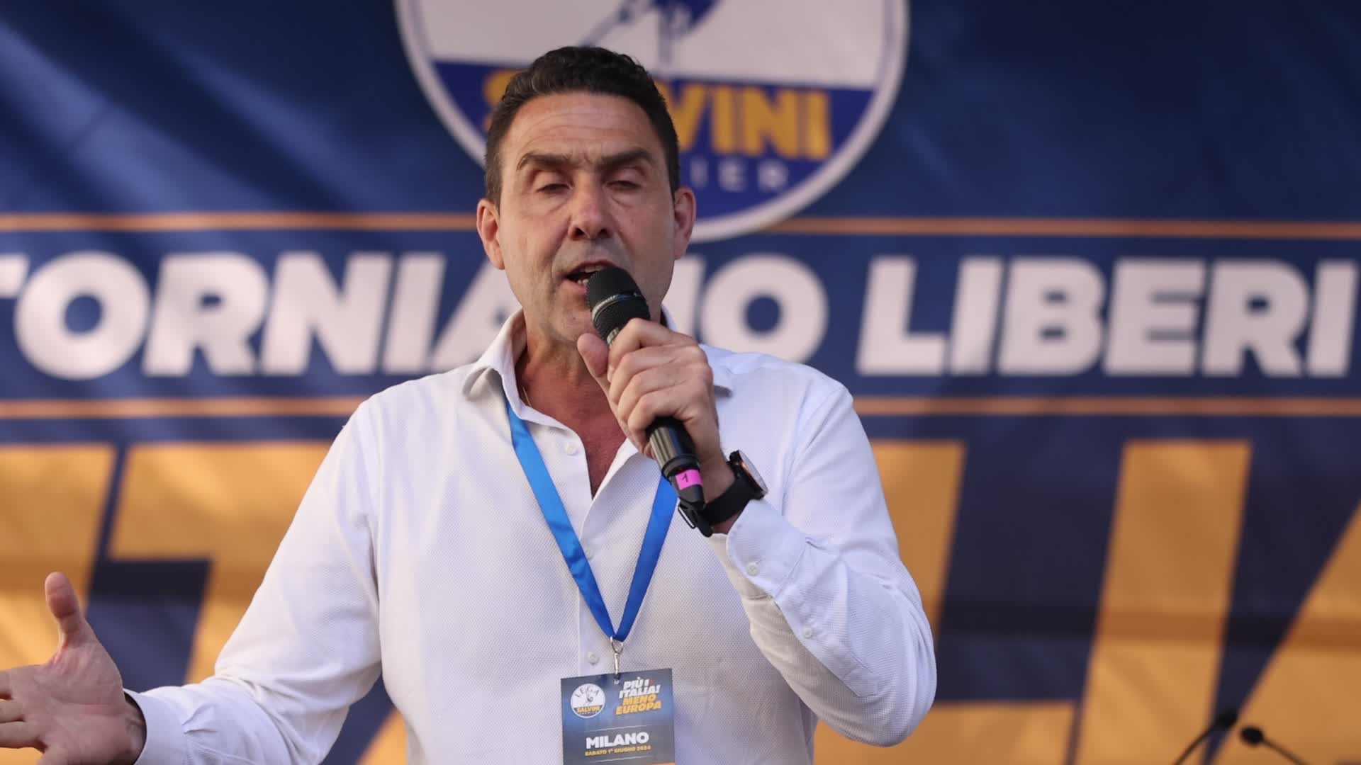 The closing of the electoral campaign of Lega per Salvini Premier for the 2024 European Parliament election in Milan