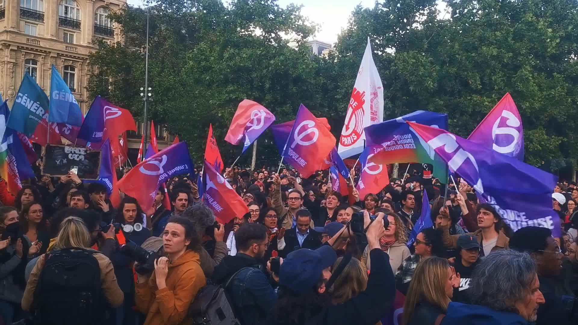 Demonstration against the victory of French far-right party Rassemblement National in the European elections
