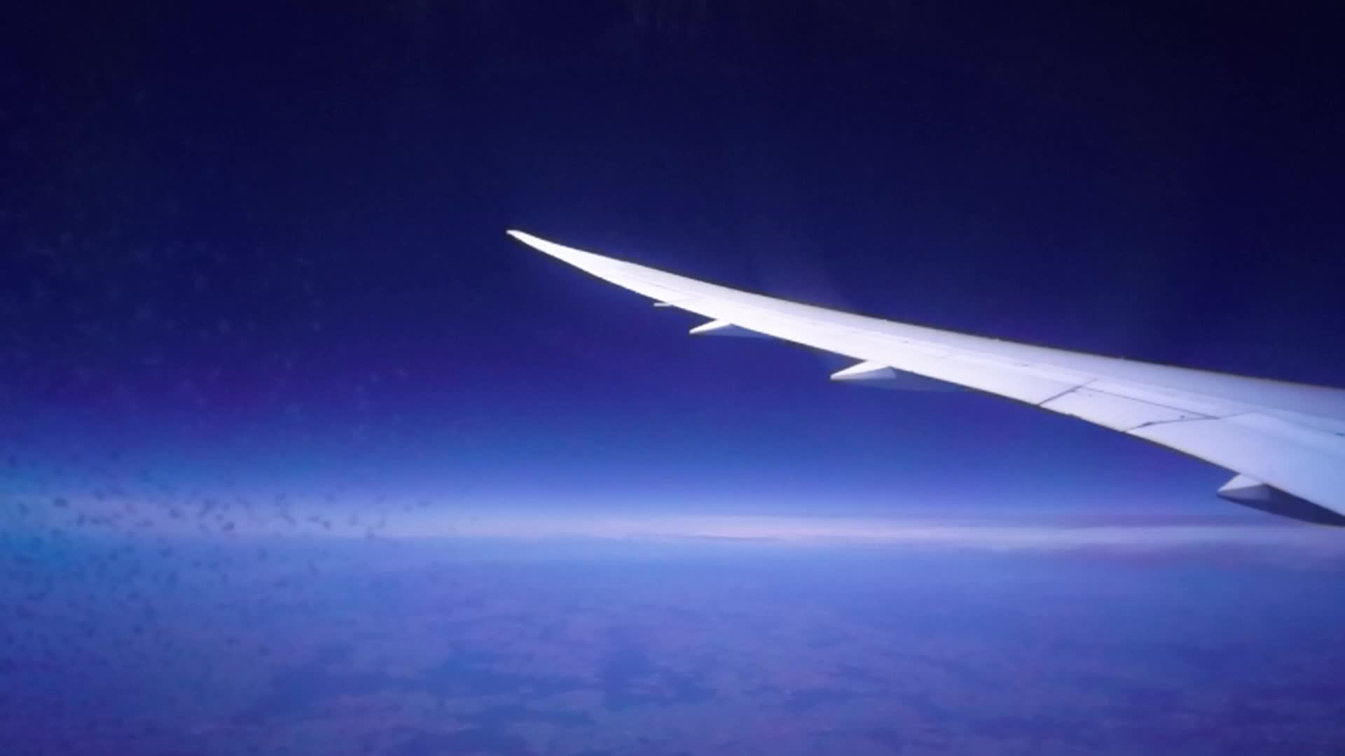 An Airplane Is Flying 