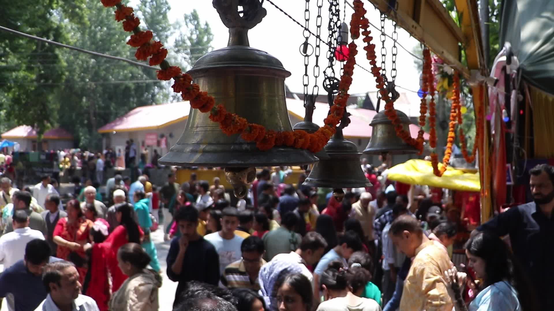 Kheer Bhawani Hindu Festival in Kashmir, India