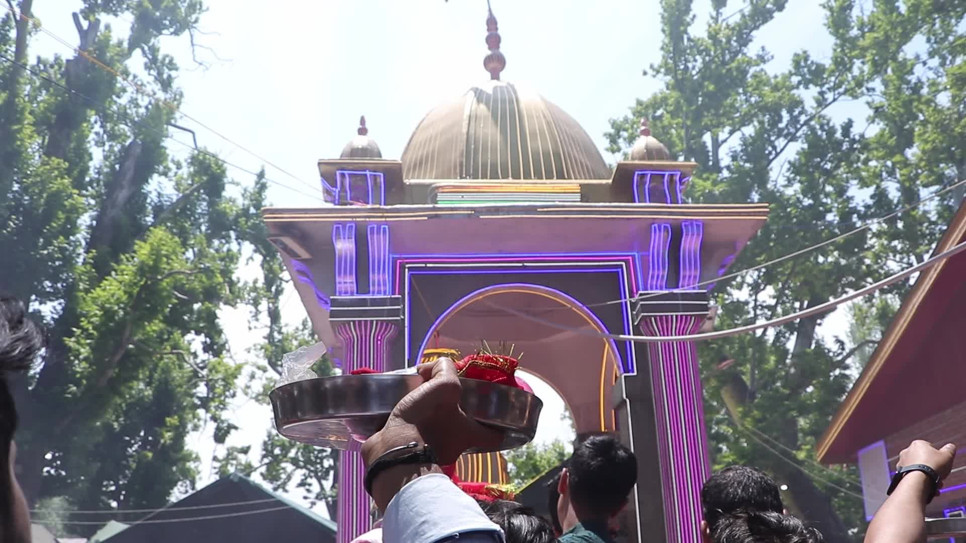 Kheer Bhawani Hindu Festival in Kashmir, India