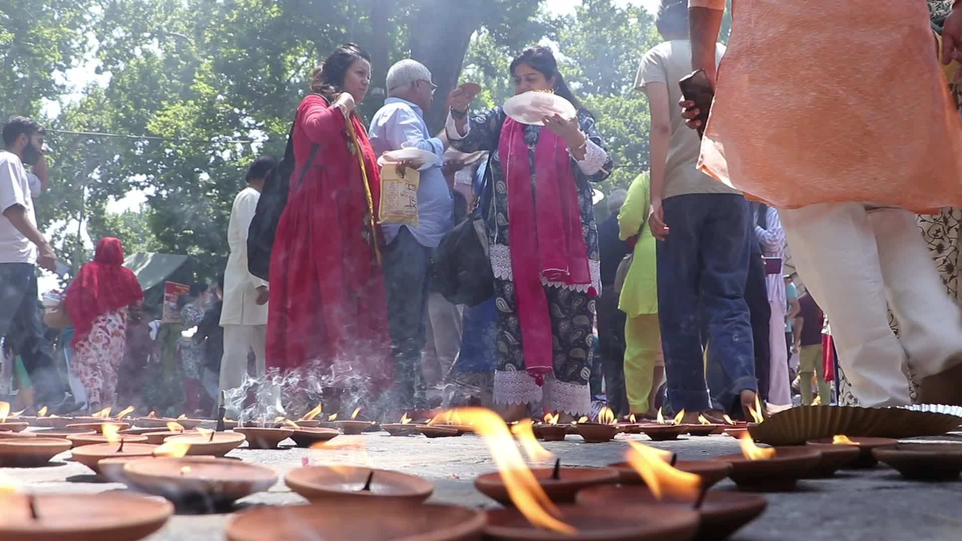Kheer Bhawani Hindu Festival in Kashmir, India