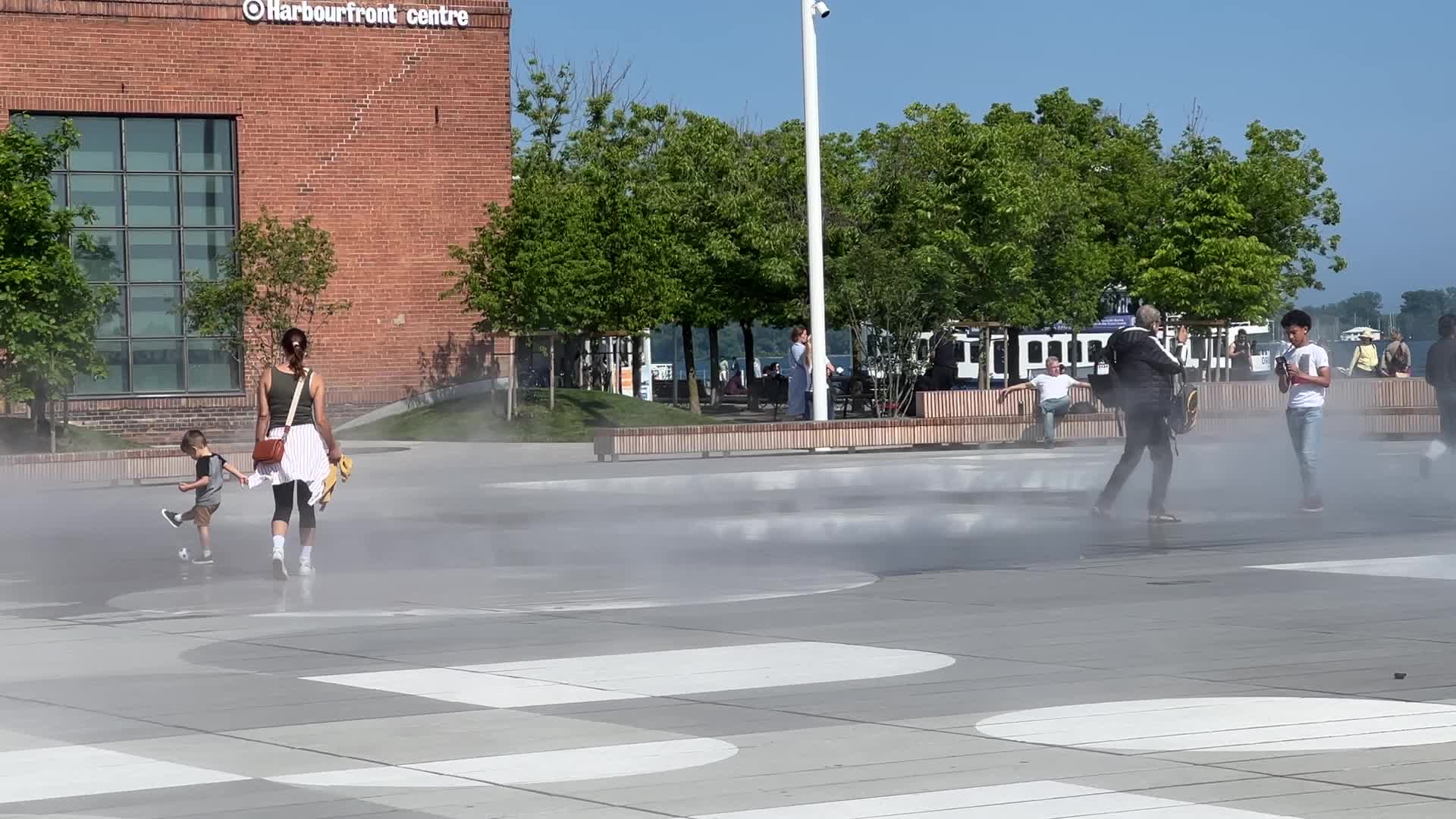 Daily life during Summer season in Toronto