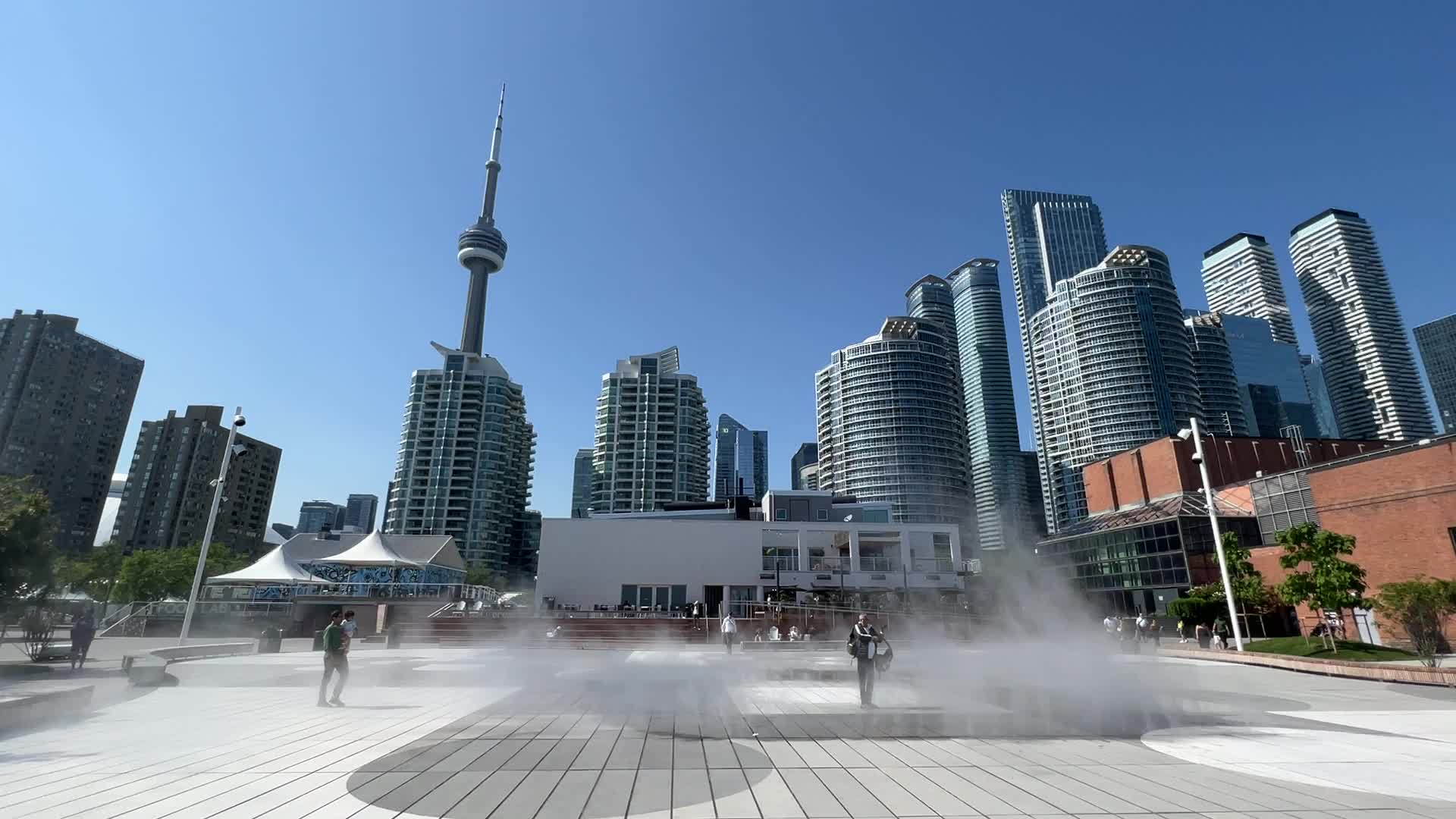 Daily life during Summer season in Toronto