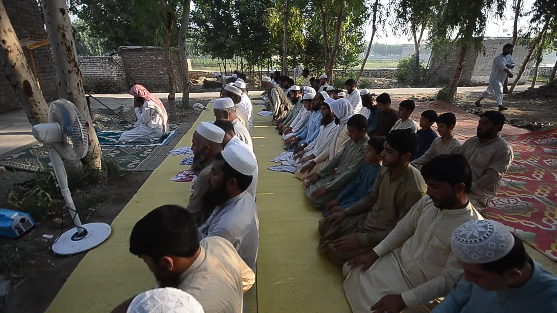 Afghan refugees perform Eid al-Adha prayer in Pakistan
