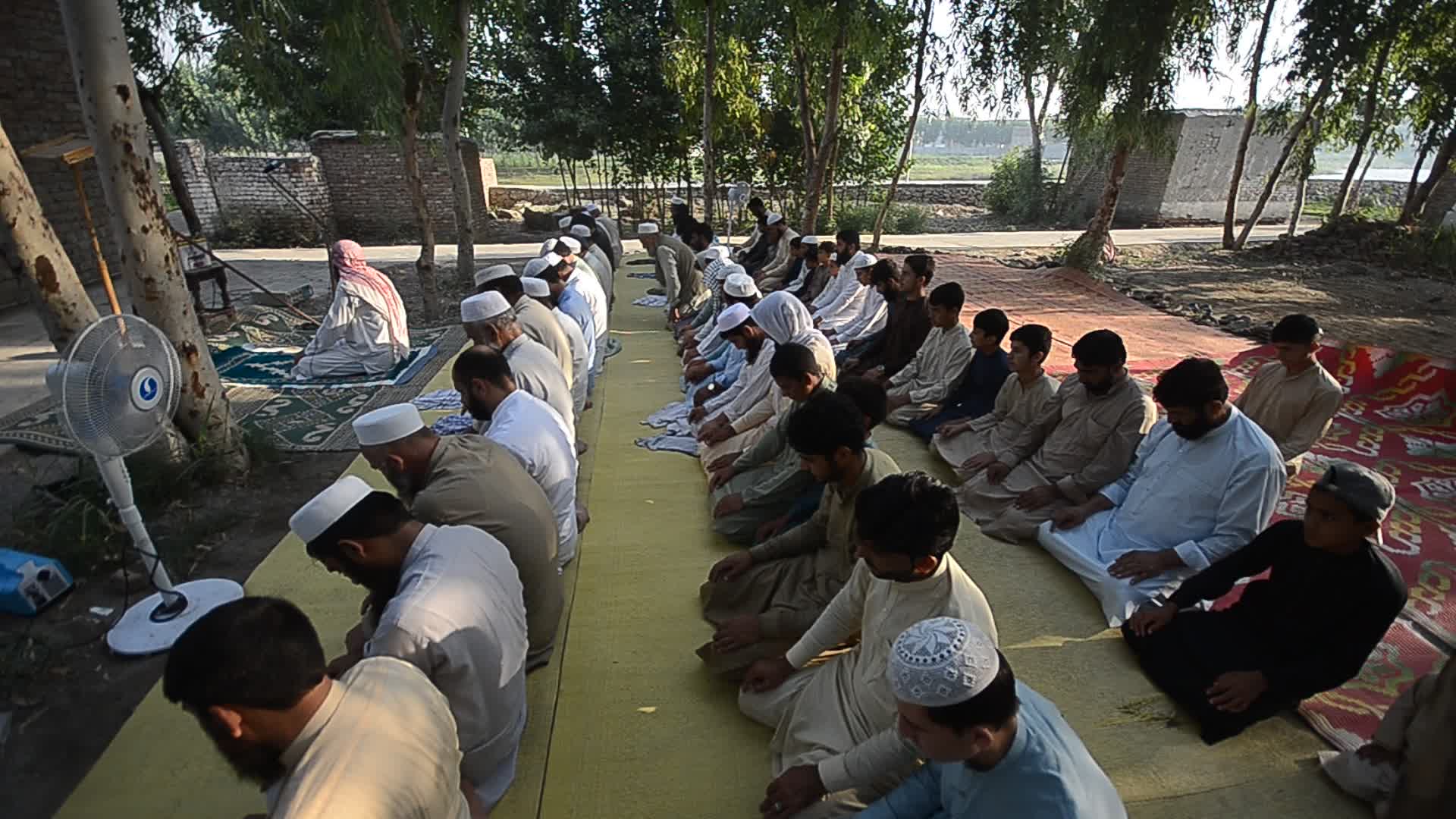 Afghan refugees perform Eid al-Adha prayer in Pakistan

