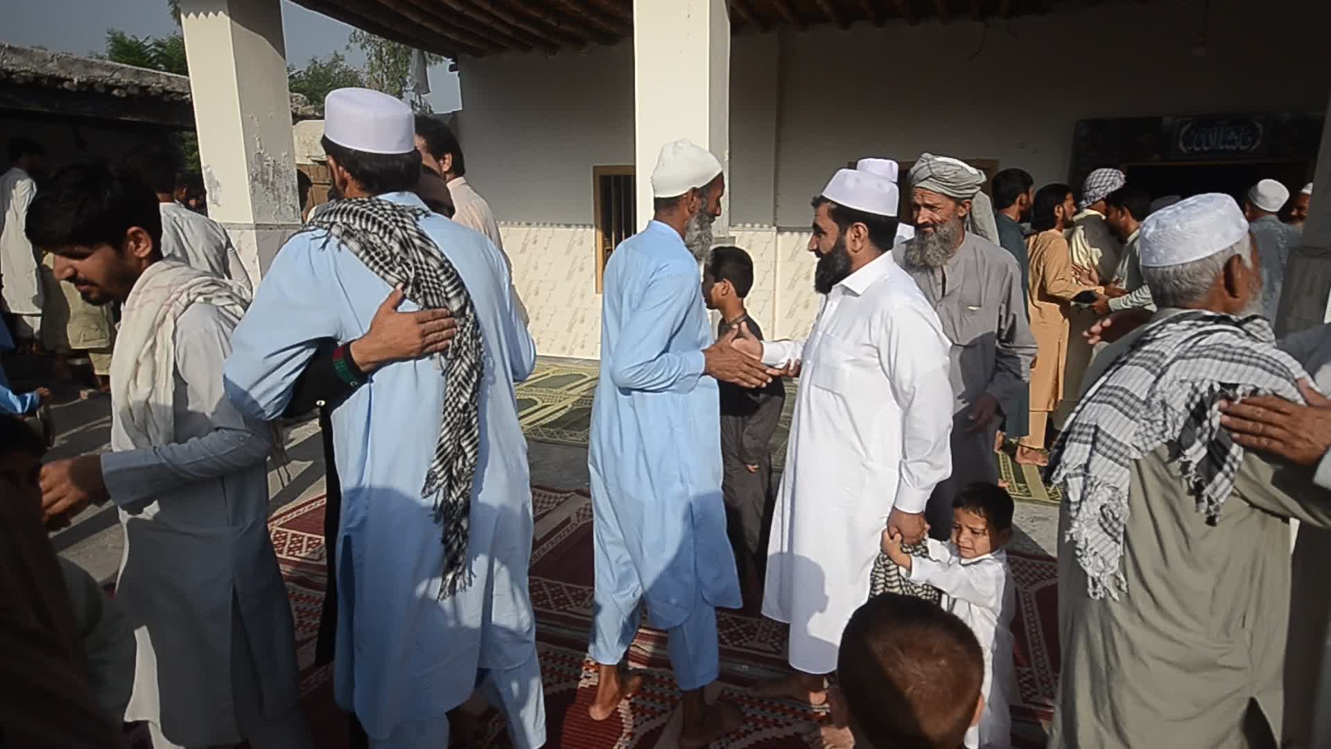 Afghan refugees perform Eid al-Adha prayer in Pakistan
