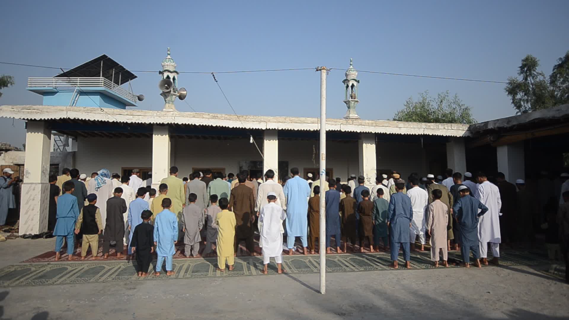 Afghan refugees perform Eid al-Adha prayer in Pakistan
