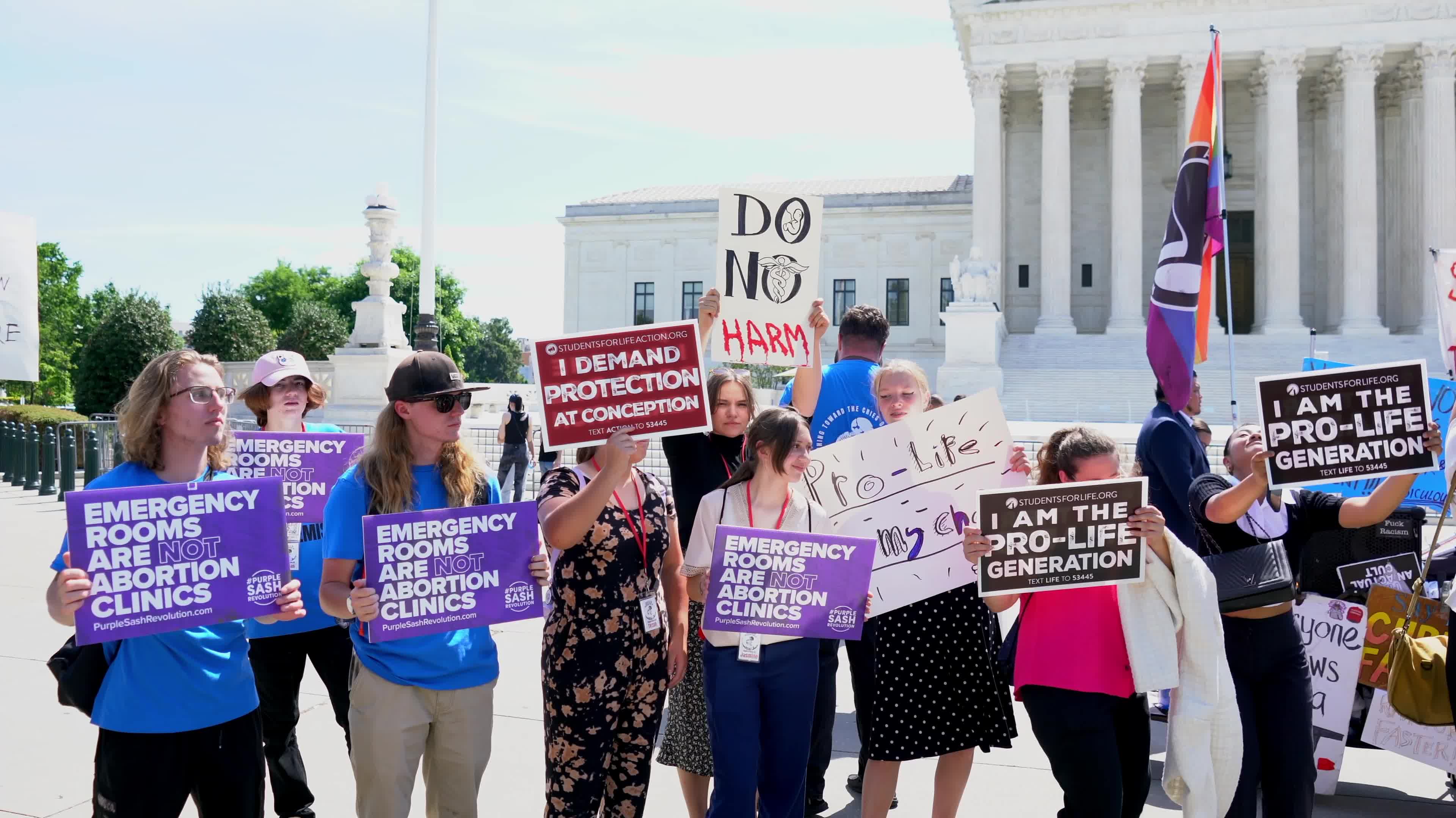 Pro Life Activists Protest In Washington DC