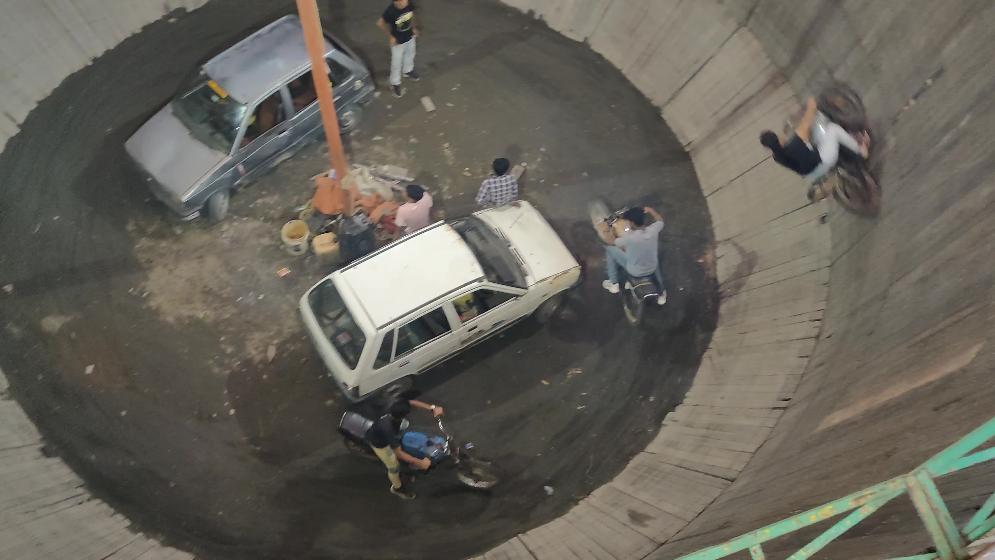 Well of Death stunt in India 