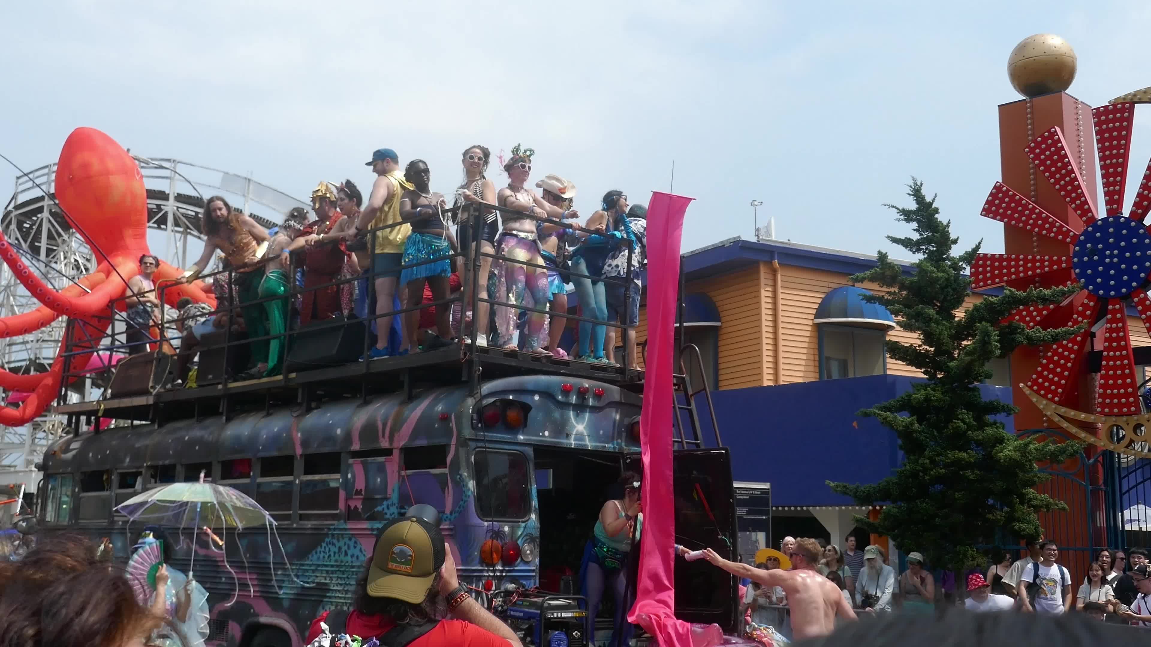 Coney Island Mermaid Parade 2024, Brooklyn, NYC, USA 