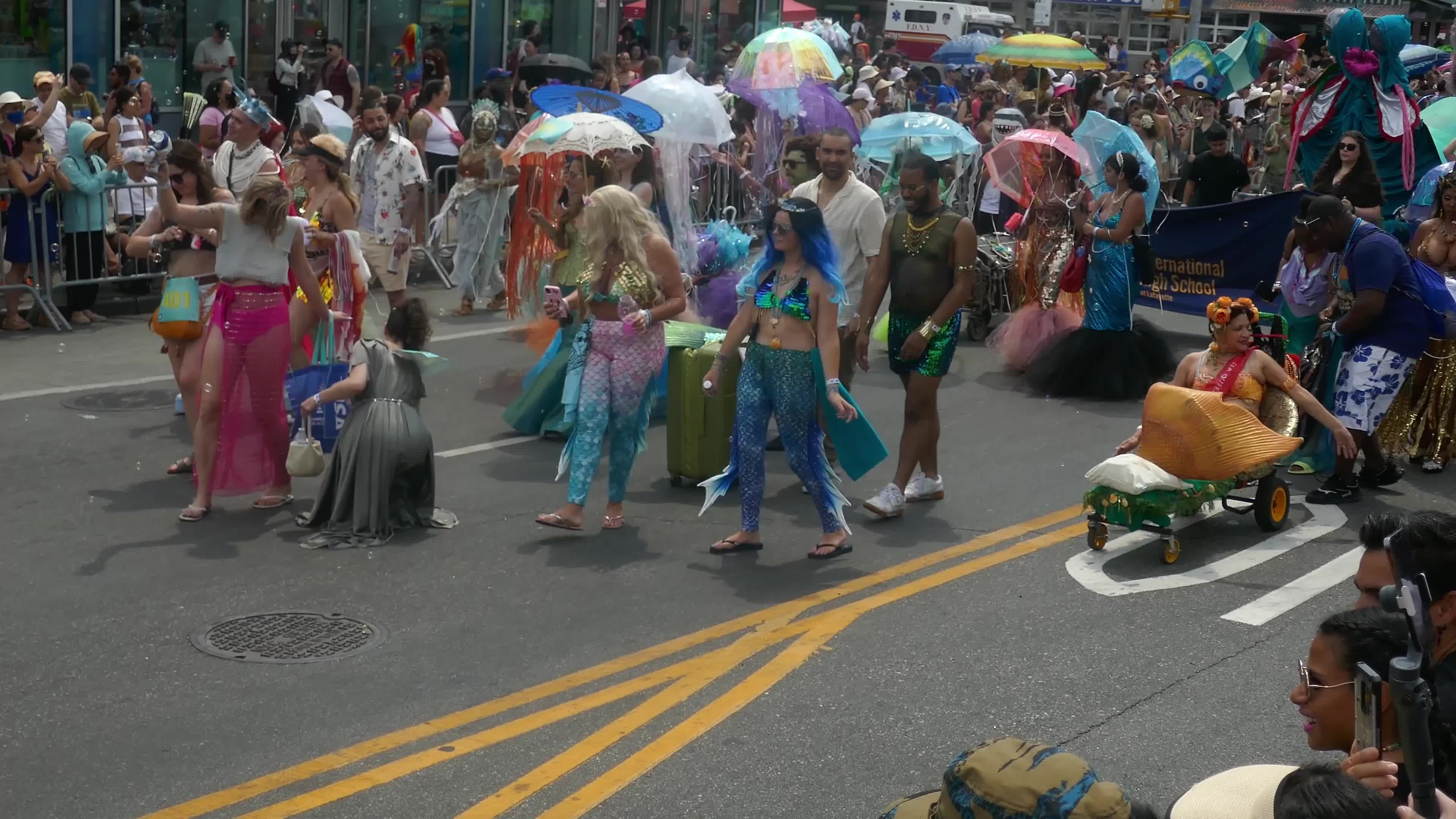Coney Island Mermaid Parade 2024, Brooklyn, NYC, USA 