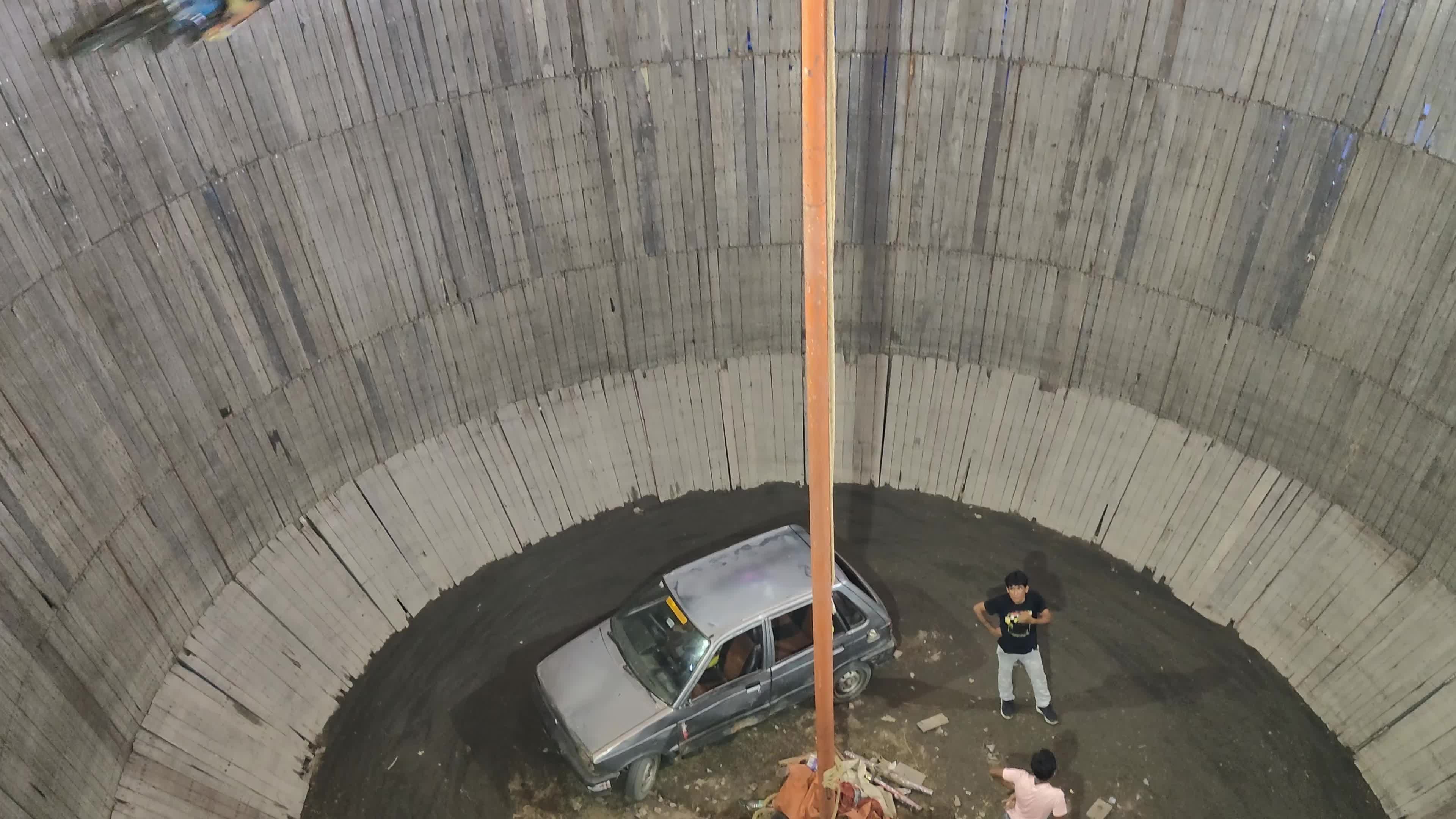 Well of Death stunt in India 
