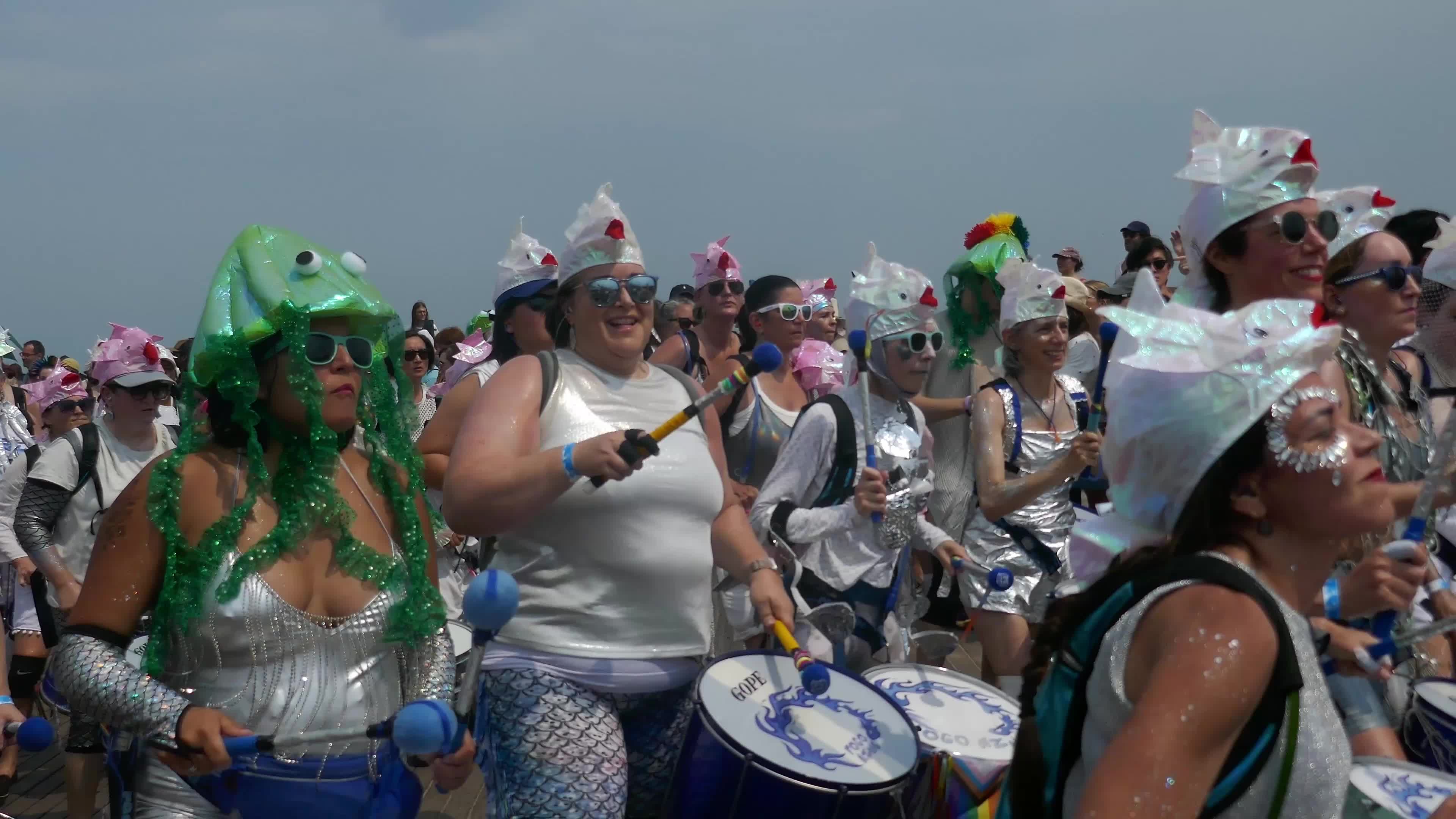 Coney Island Mermaid Parade 2024, Brooklyn, NYC, USA 
