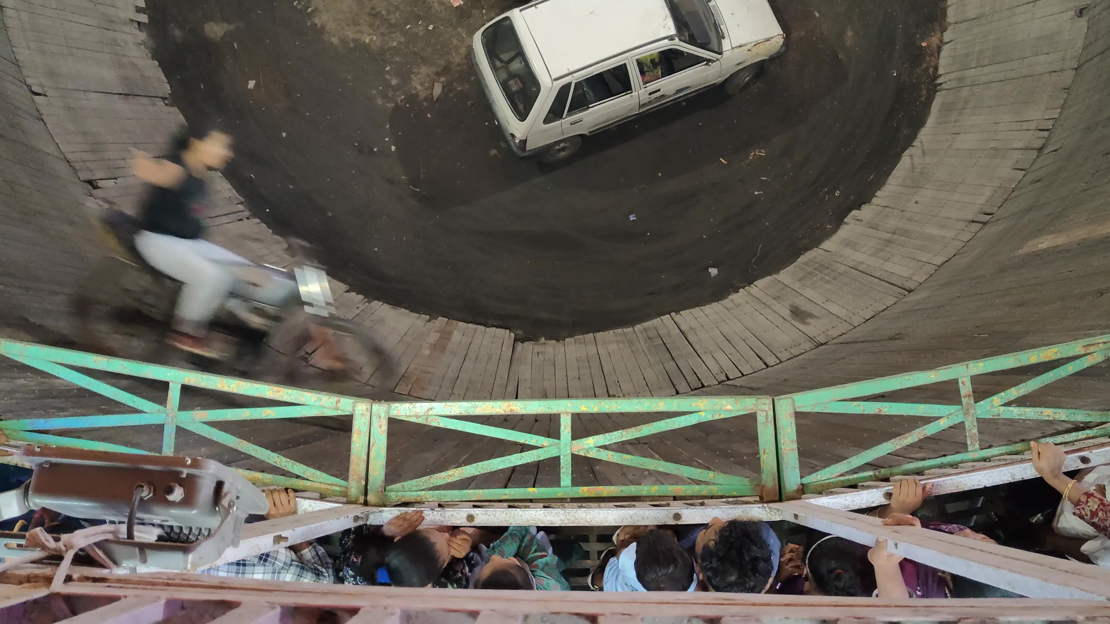 Well of Death stunt in India 