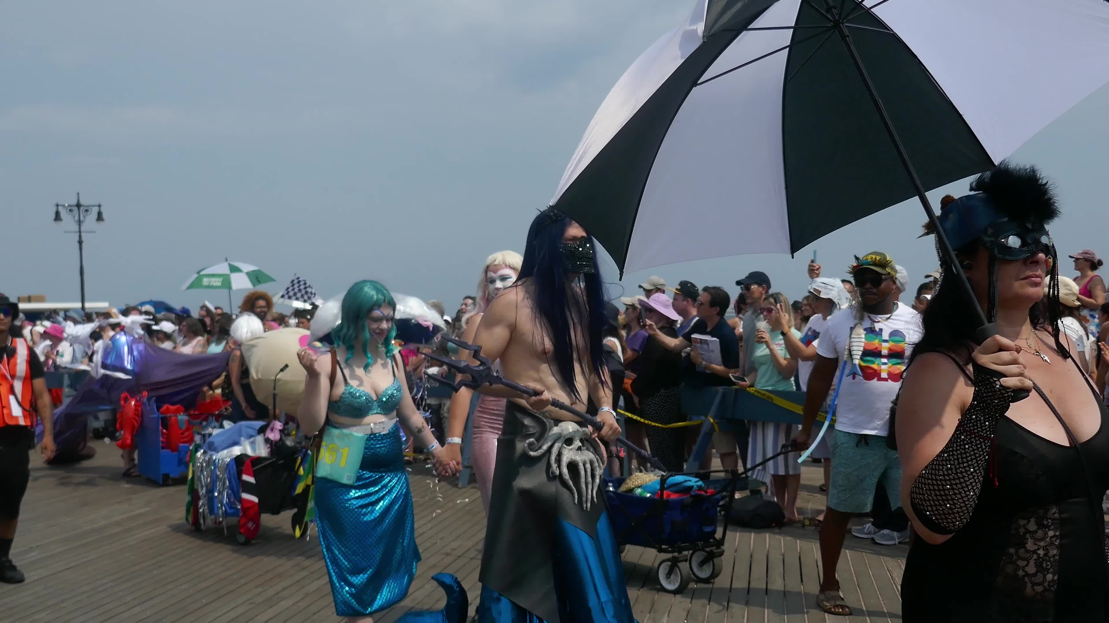 Coney Island Mermaid Parade 2024, Brooklyn, NYC, USA 