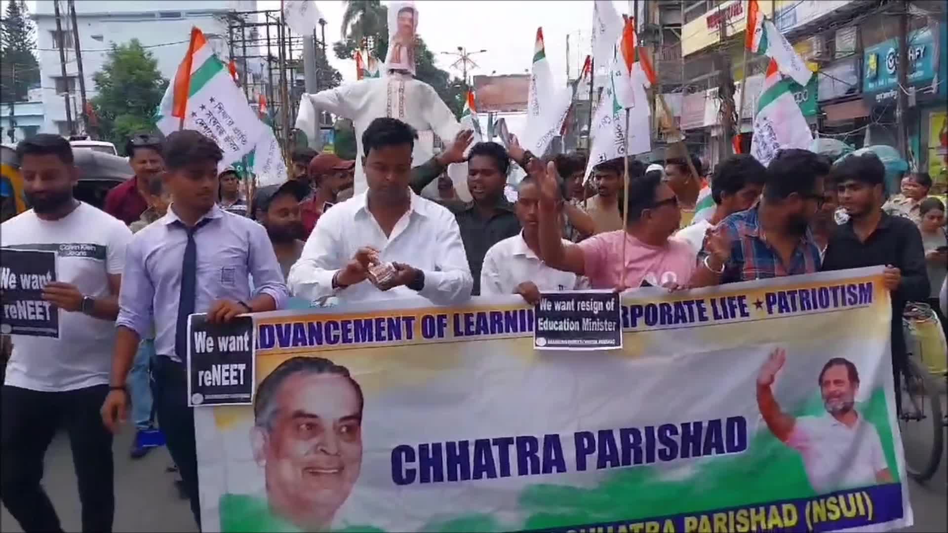 India NEET Exam Paper Leak Protest