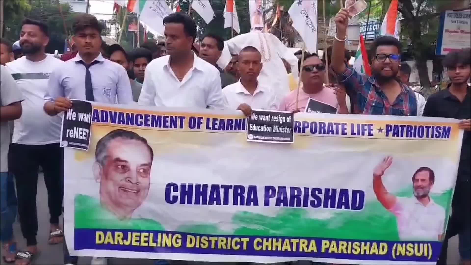India NEET Exam Paper Leak Protest