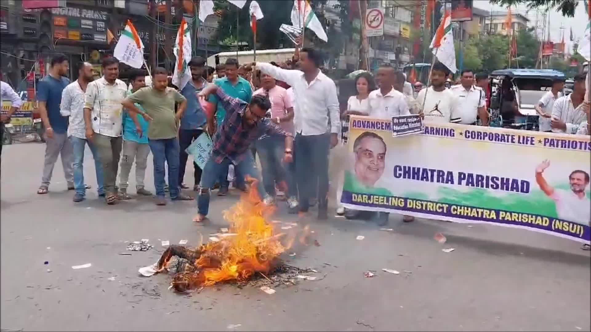 India NEET Exam Paper Leak Protest